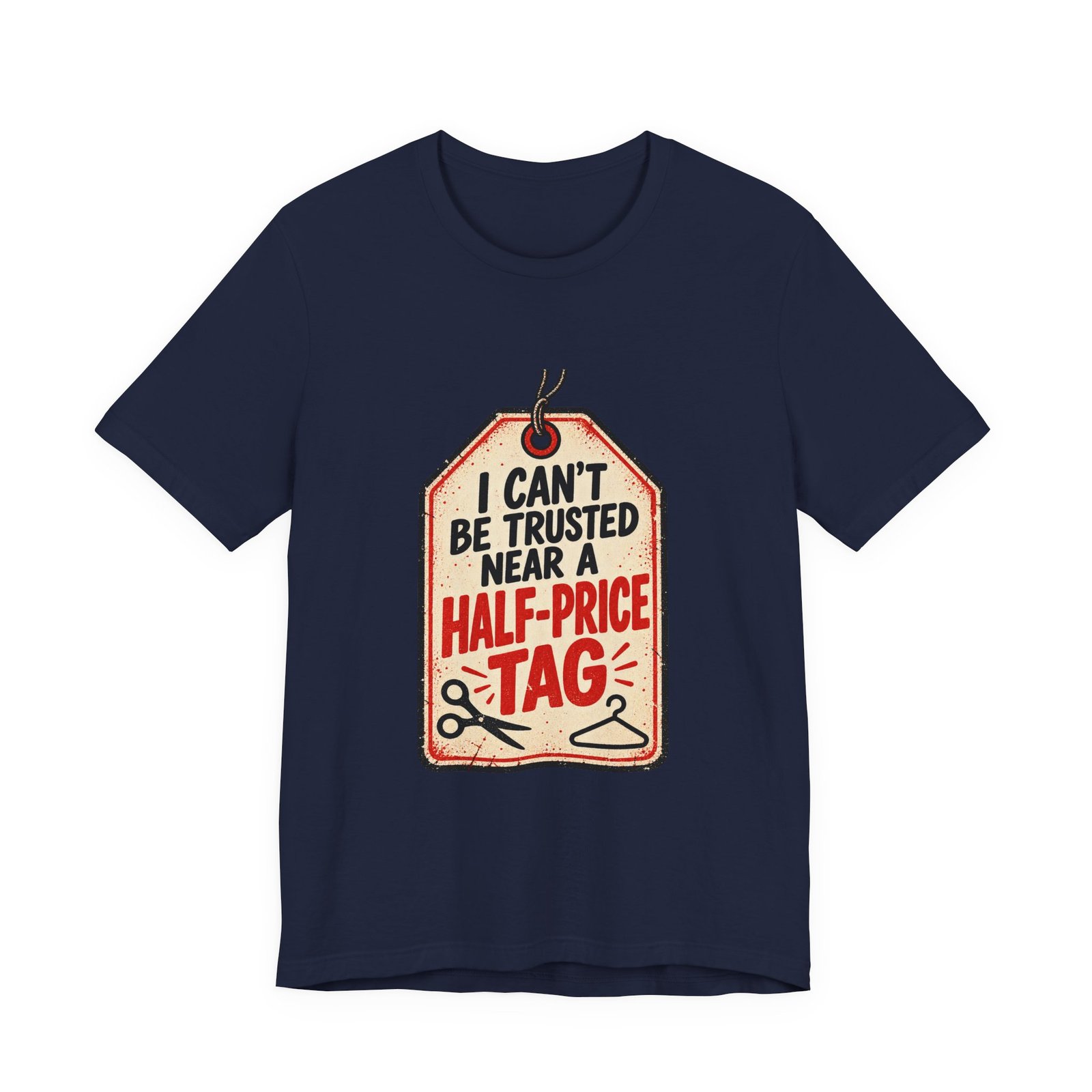 Funny Half Price Tag Bargain Shopping Graphic - Image 33