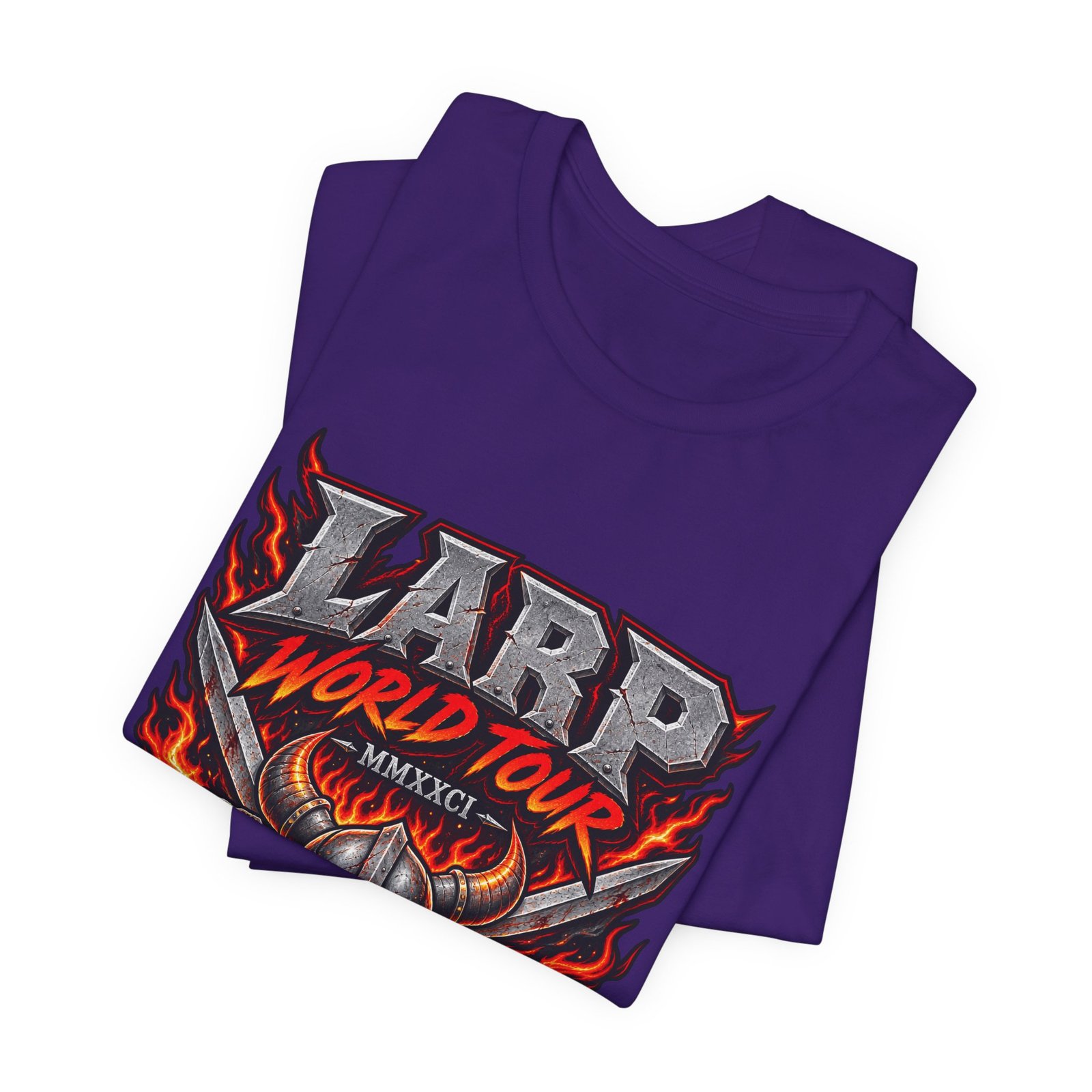 LARP Tour Fantasy Role Playing Humor Graphic Tee - Image 27
