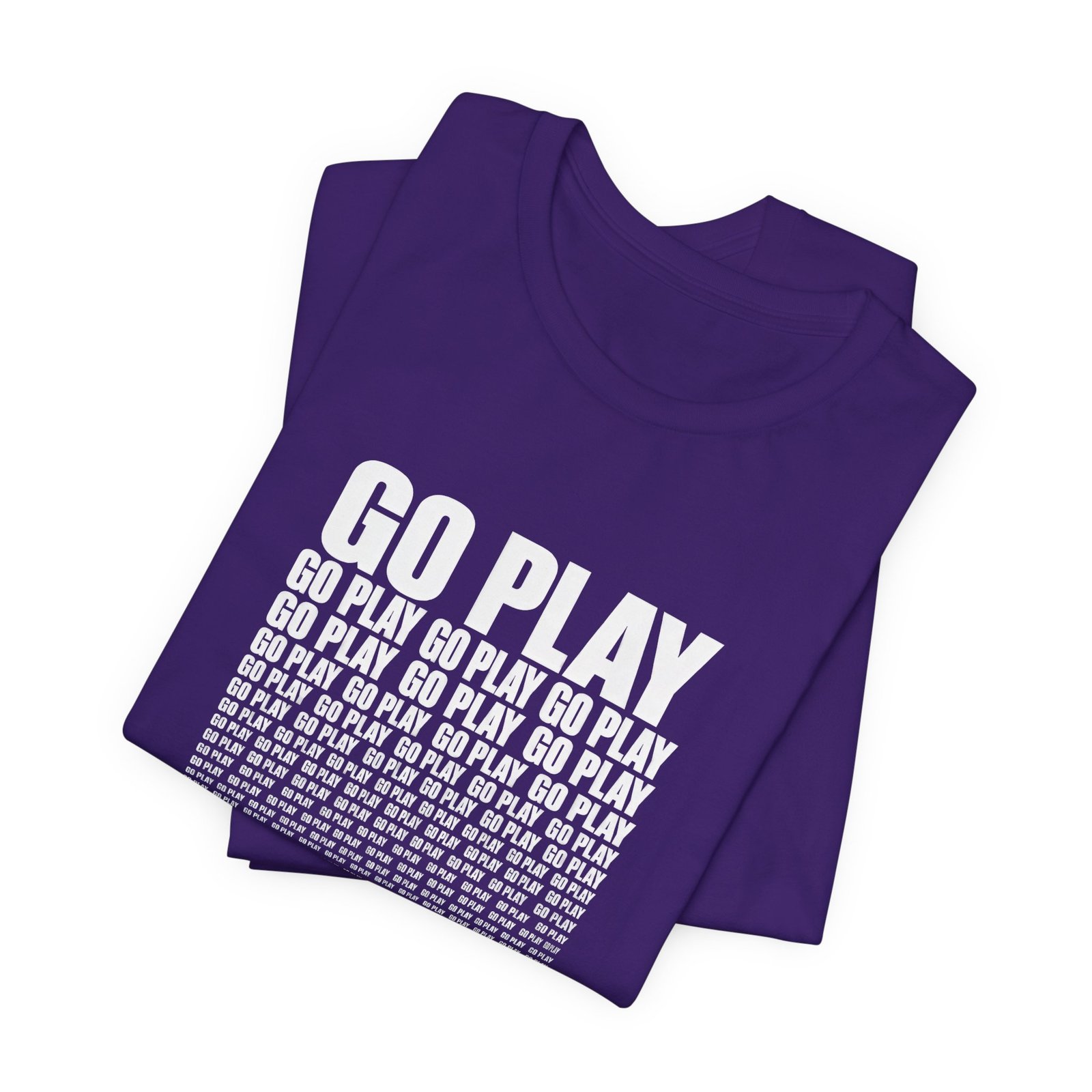 Go Play Repeating Typography Graphic Tee - Image 27