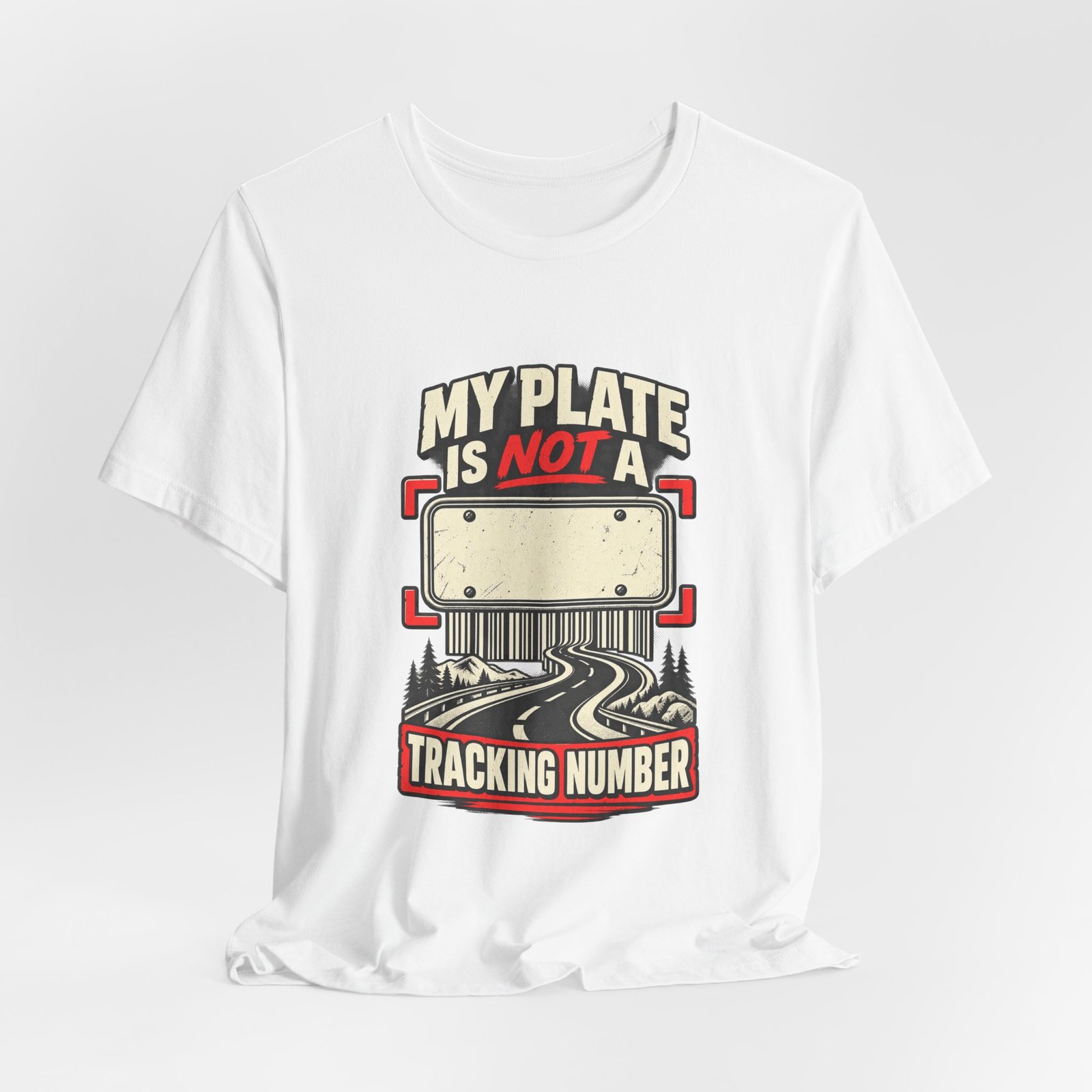 My Plate Is Not A Tracking Number Privacy Graphic - Image 4