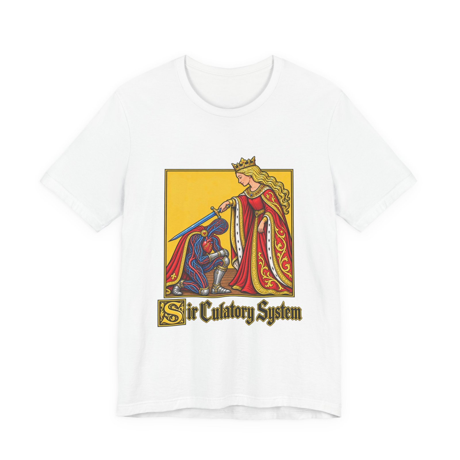 Sir Culatory System Funny Circulatory Anatomy Pun Graphic Tee