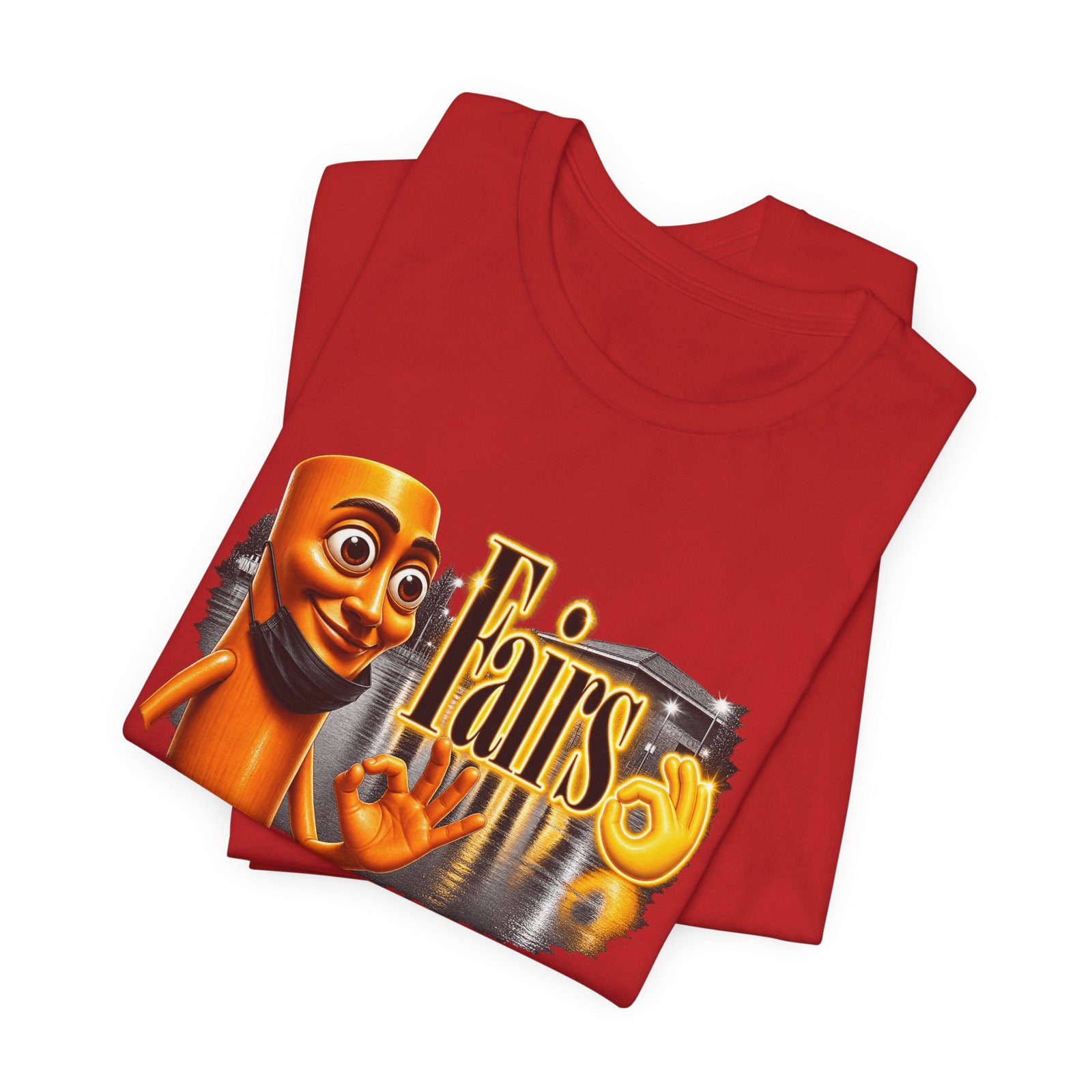 Fairs OK Hand Tung Sahur Brainrot Graphic Tee - Image 47