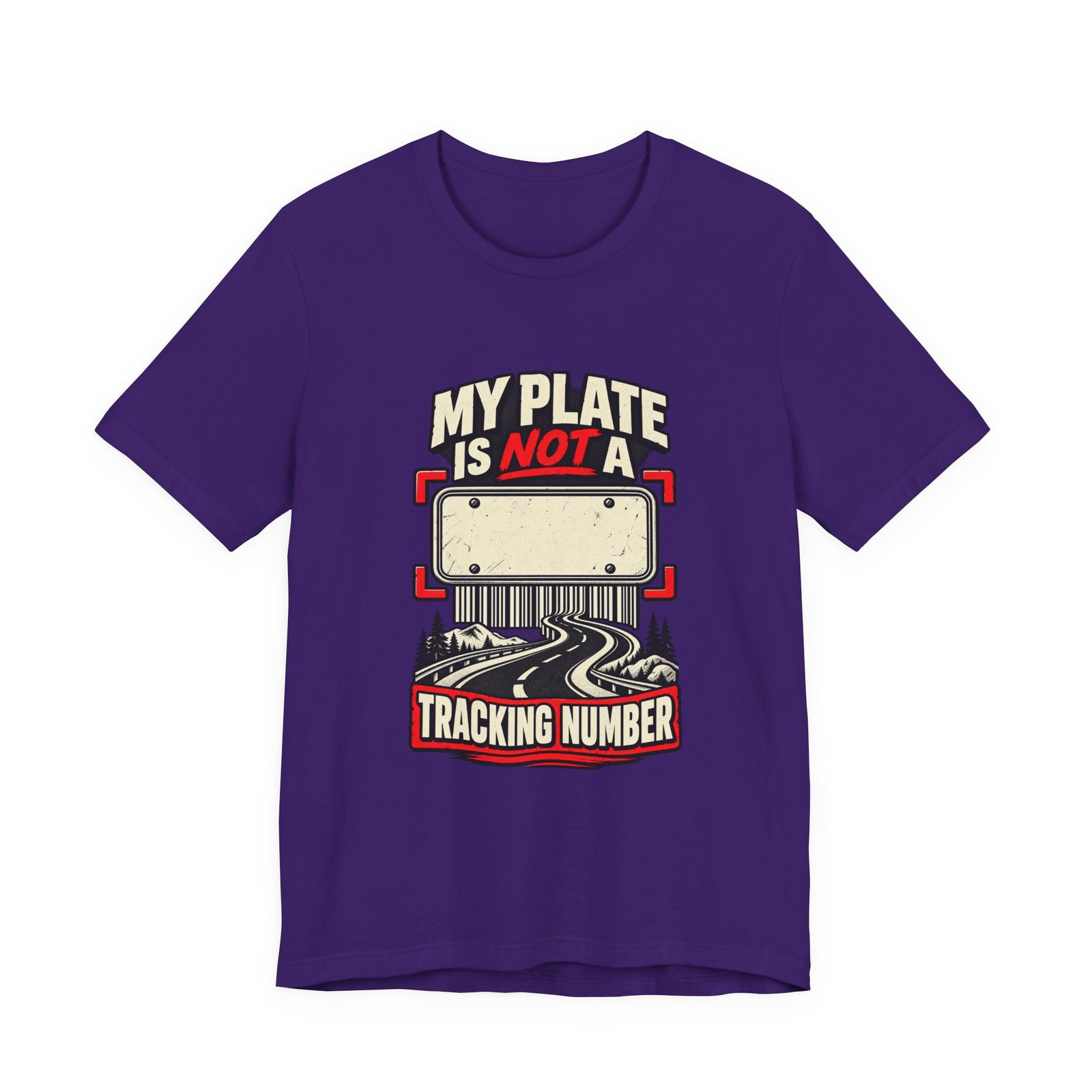 My Plate Is Not A Tracking Number Privacy Graphic - Image 37
