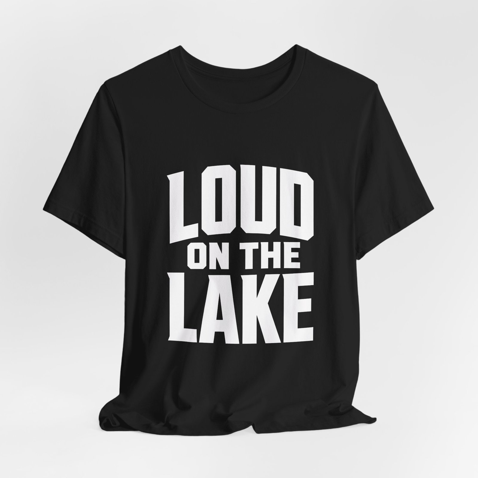 Loud On Lake Party Boating Music Graphic Tee - Image 8
