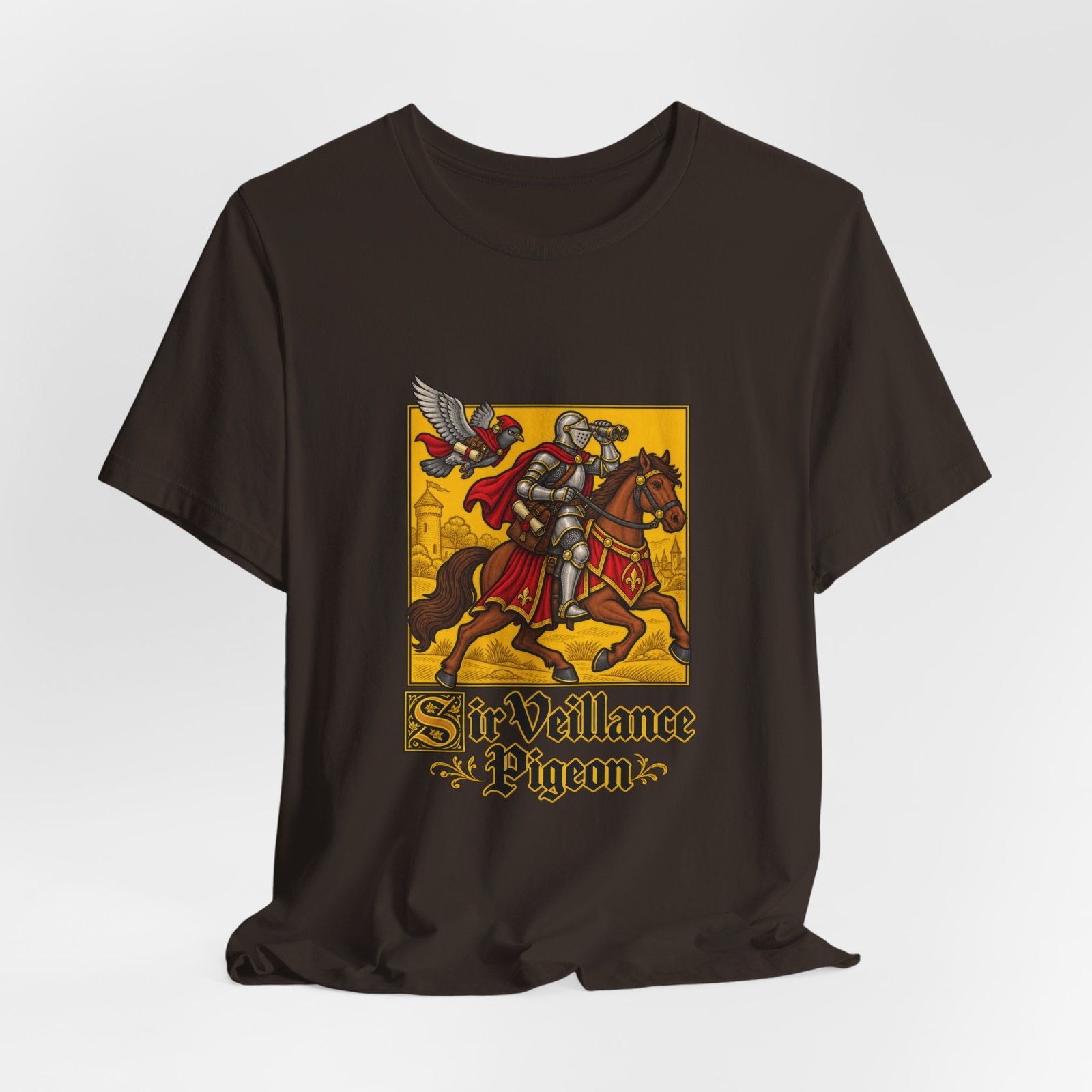 Sir Veillance Pigeon Medieval Knight Binoculars Design - Image 12