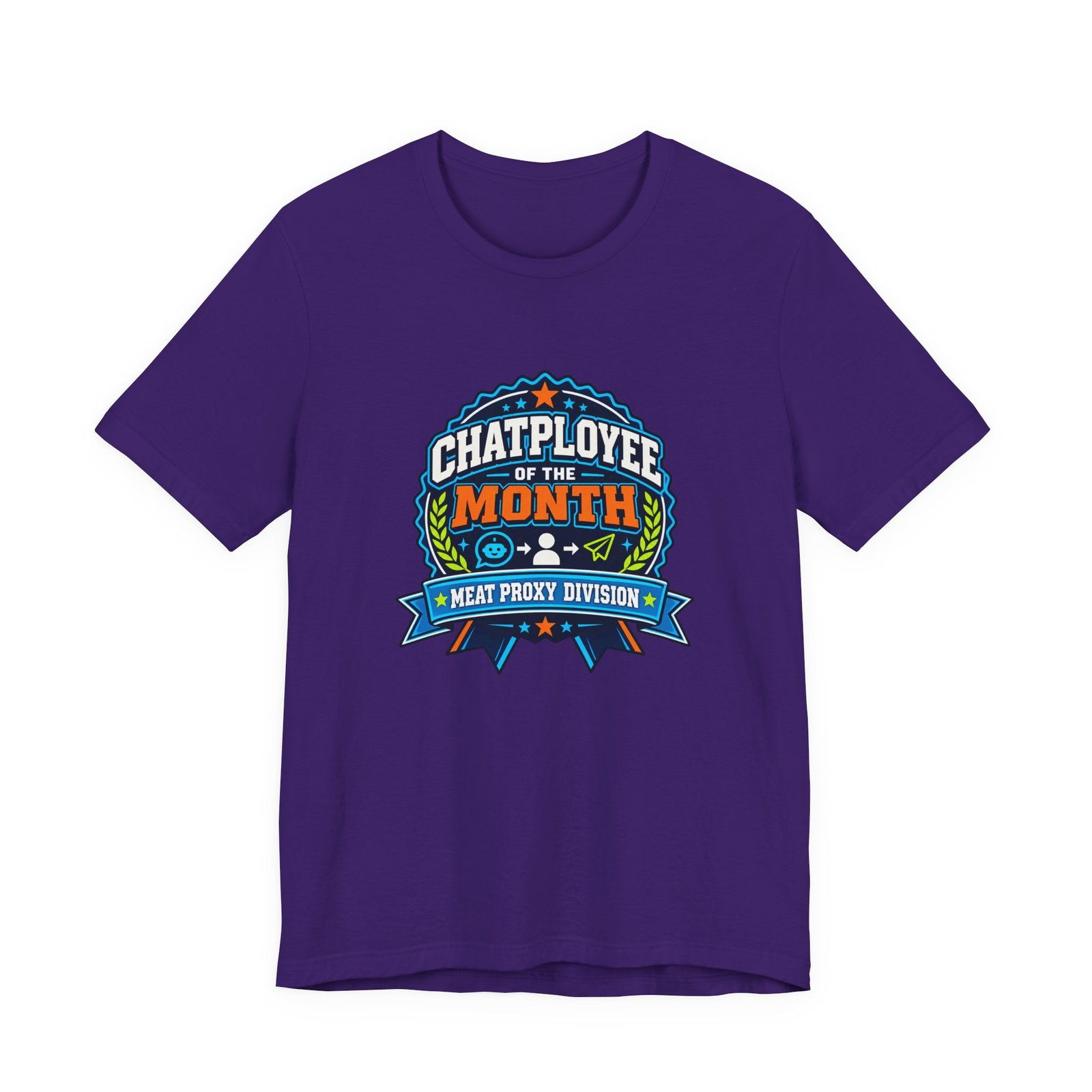 Chatployee Of Month Graphic Tee - Image 25