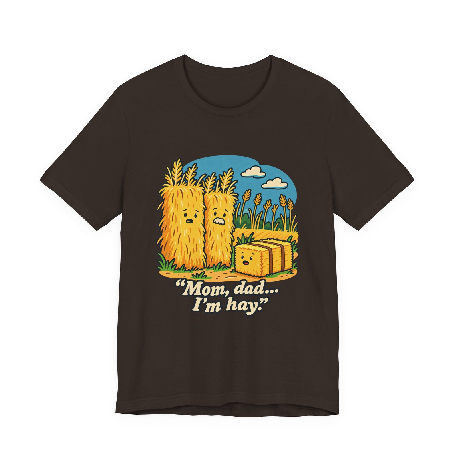 Mom Dad I'm Hay Cute Hay Family Pun Graphic - Image 9
