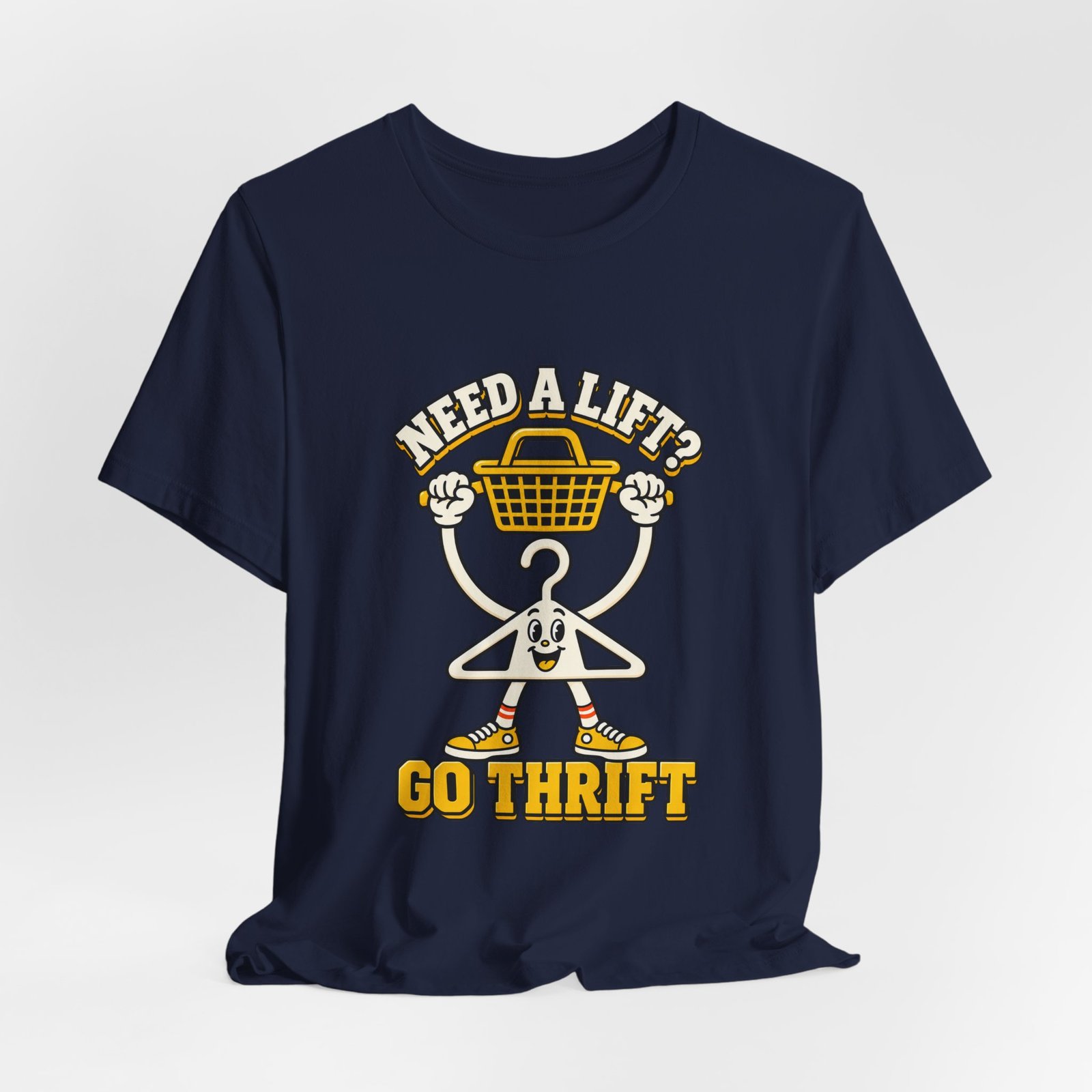 Need A Lift Go Thrift Clothes Hanger Pun - Image 36