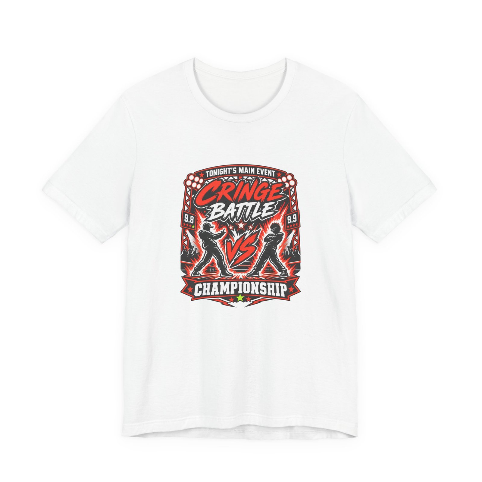 Tonight's Main Event Cringe Battle Championship Graphic Tee
