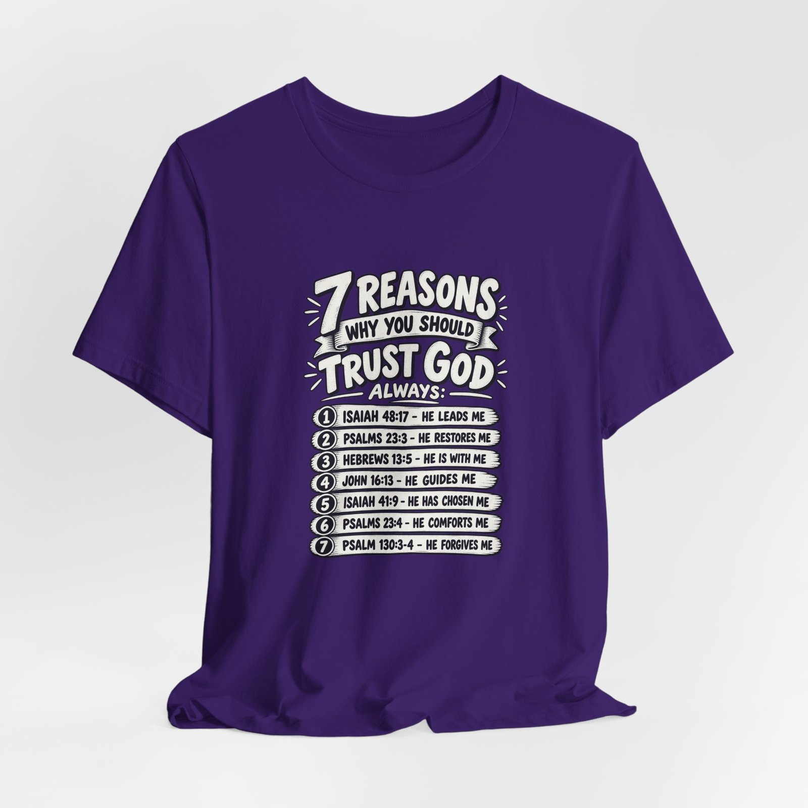 Seven Reasons to Trust God Always Scripture Encouragement - Image 40