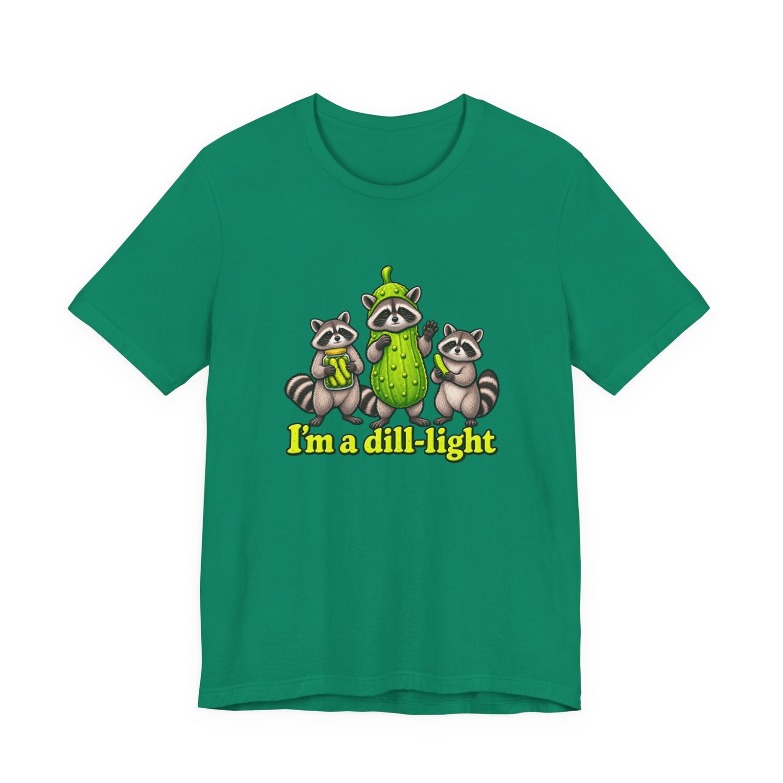 I'm a Dill-Light Raccoon Pickle Pun - Image 25