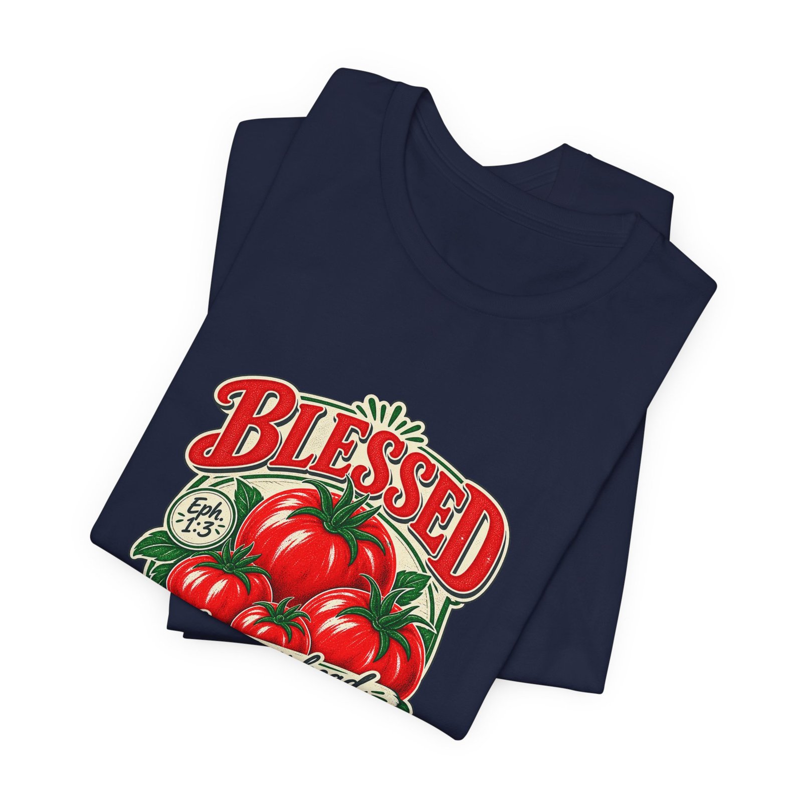 Blessed From My Head To-Ma-Toes Tomato Pun Graphic Tee - Image 35