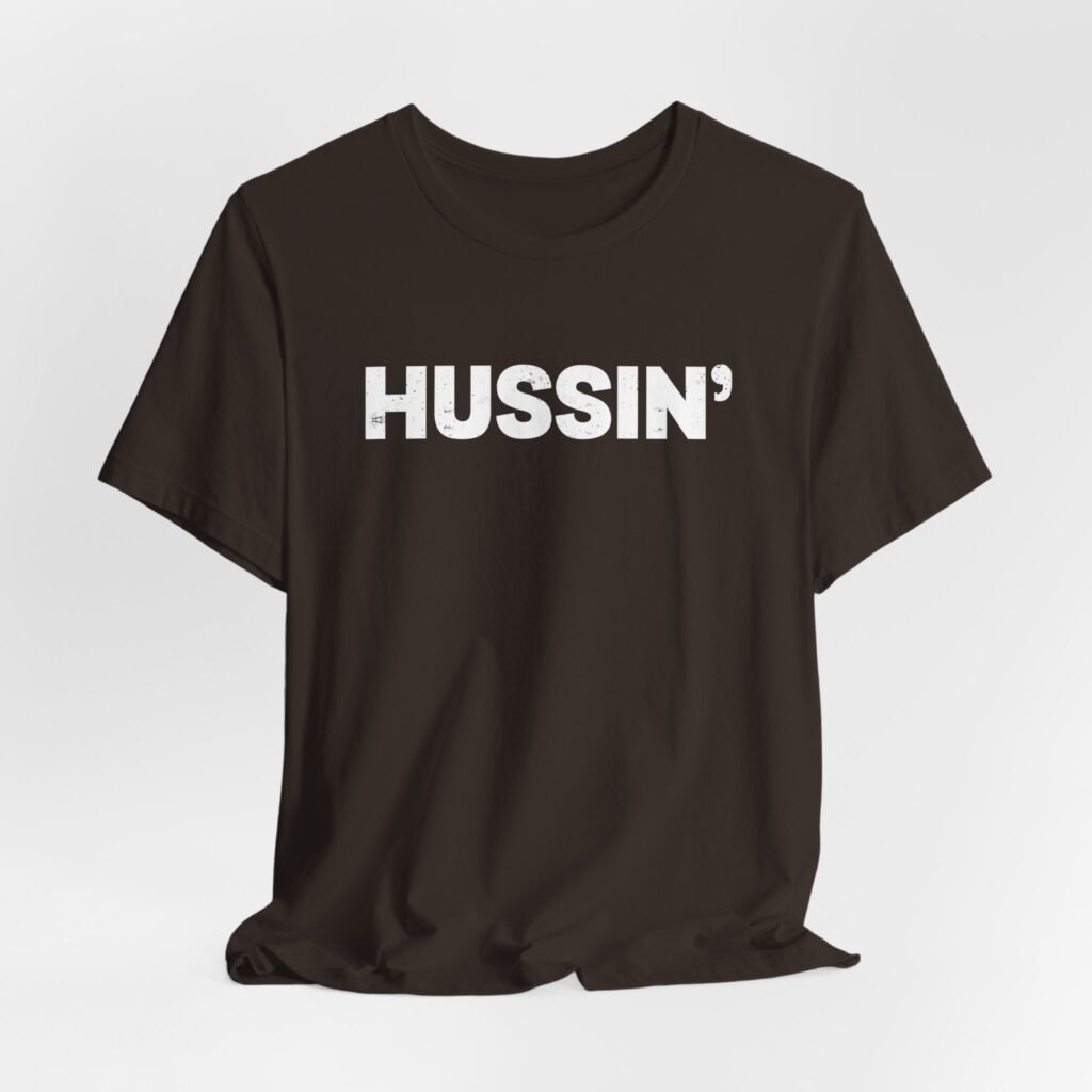 HUSSIN’ Distressed Lettering Graphic