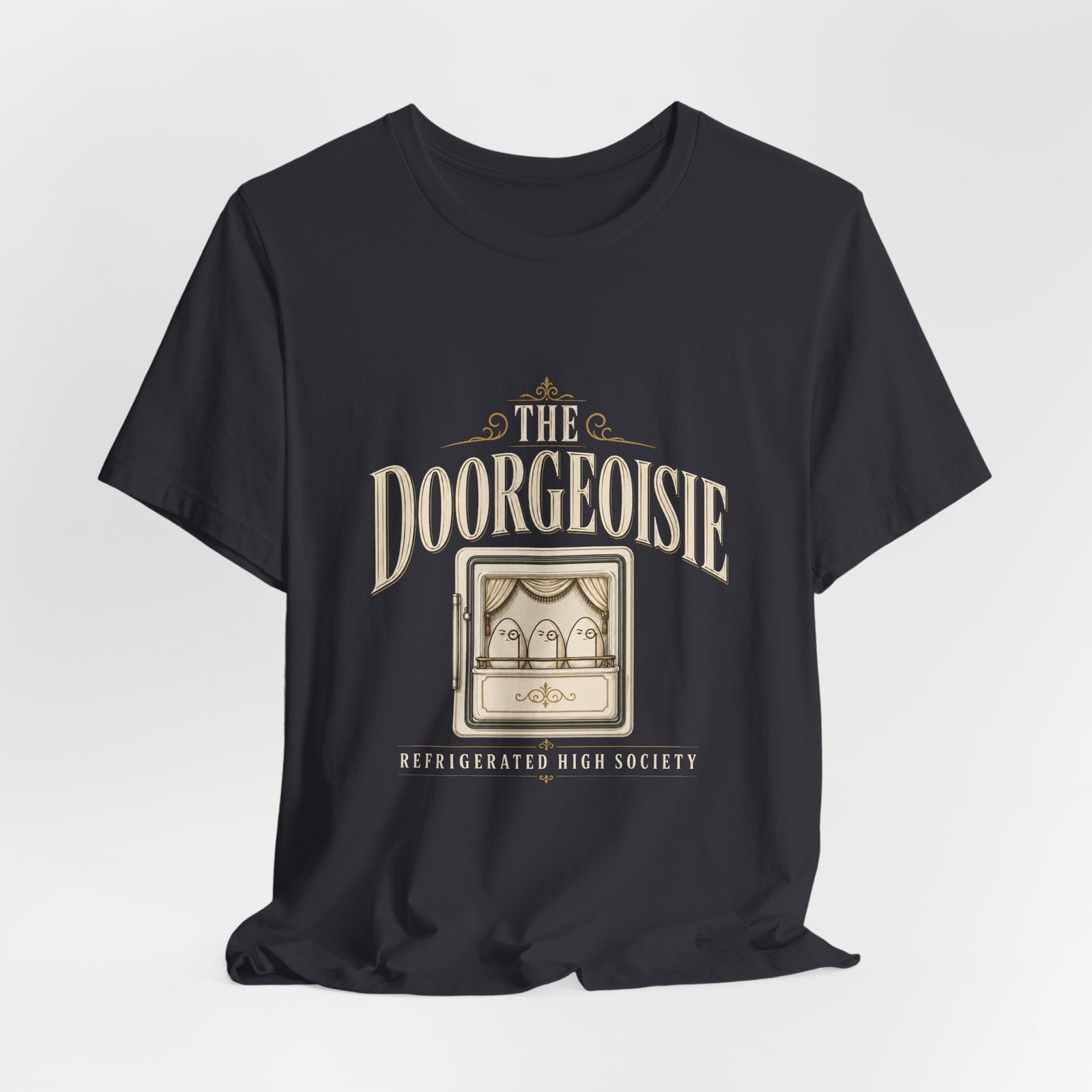 The Doorgeoisie Refrigerated Egg Society Humor Graphic Tee - Image 12