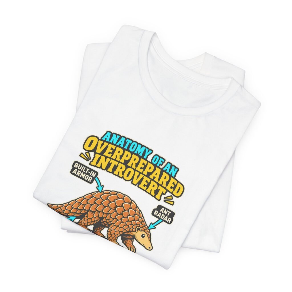 Overprepared Introvert Pangolin Anatomy Graphic Tee