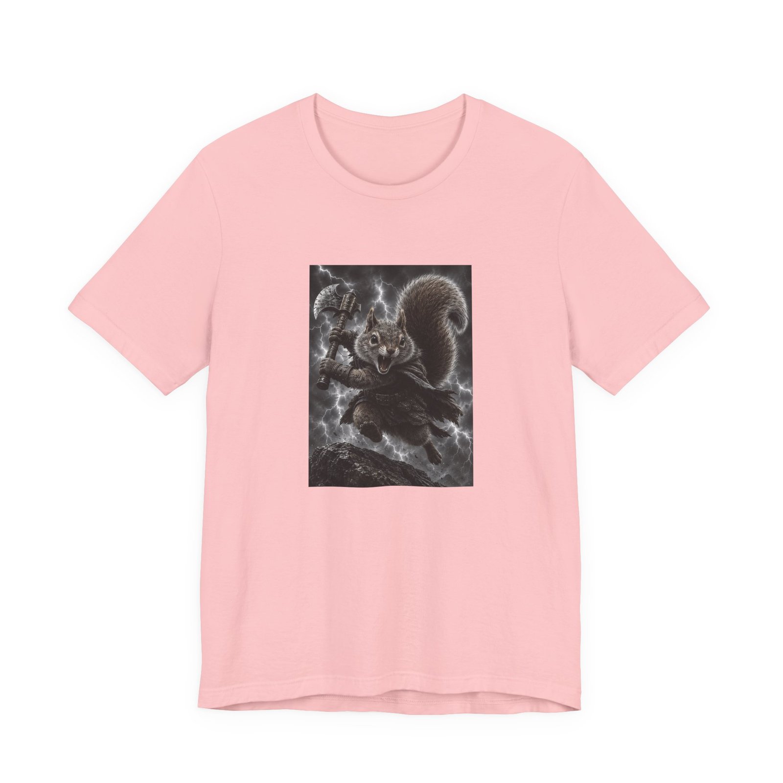 Epic Squirrel Warrior With Axe Graphic Tee - Image 41