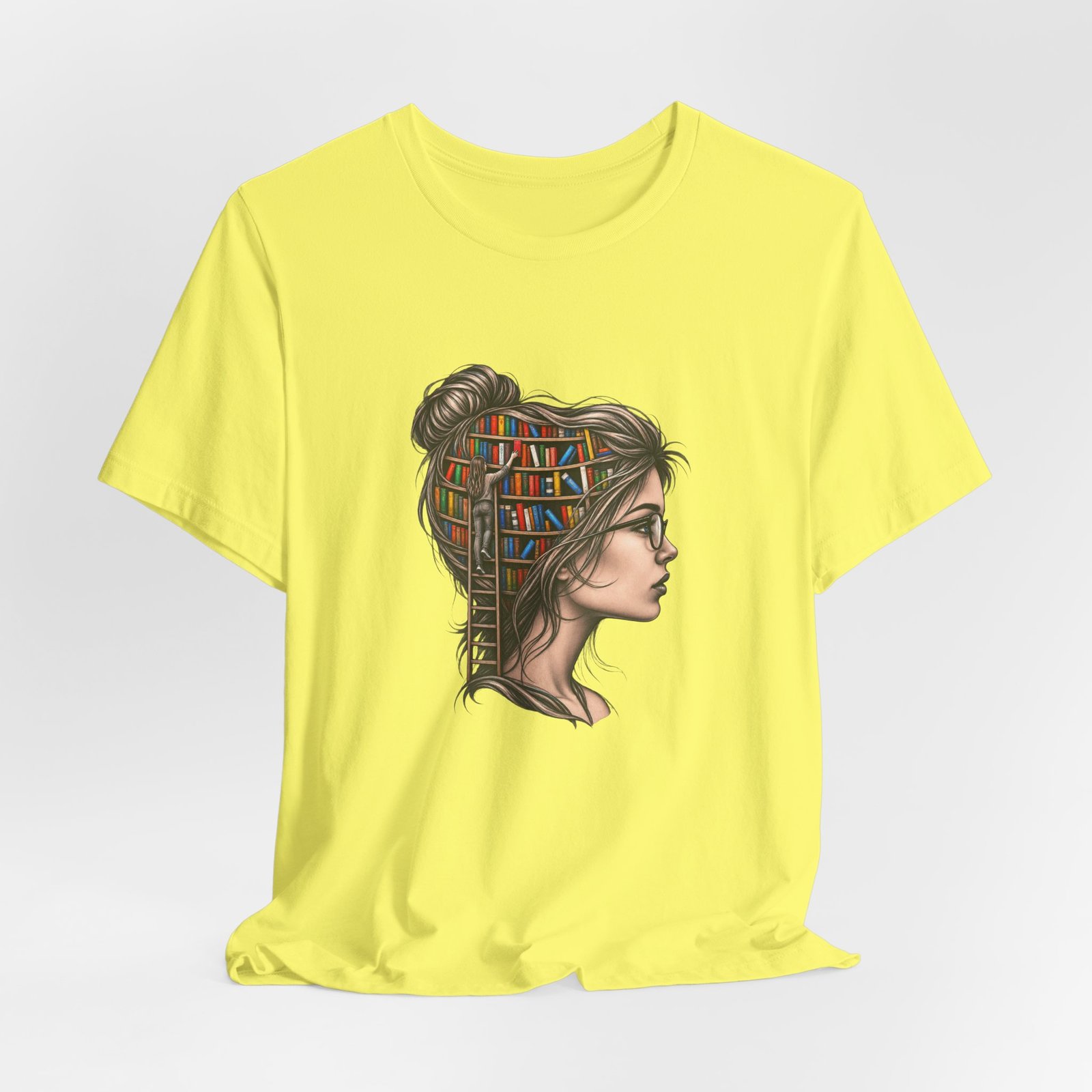 Library Mind Book Reader Graphic Tee - Image 12