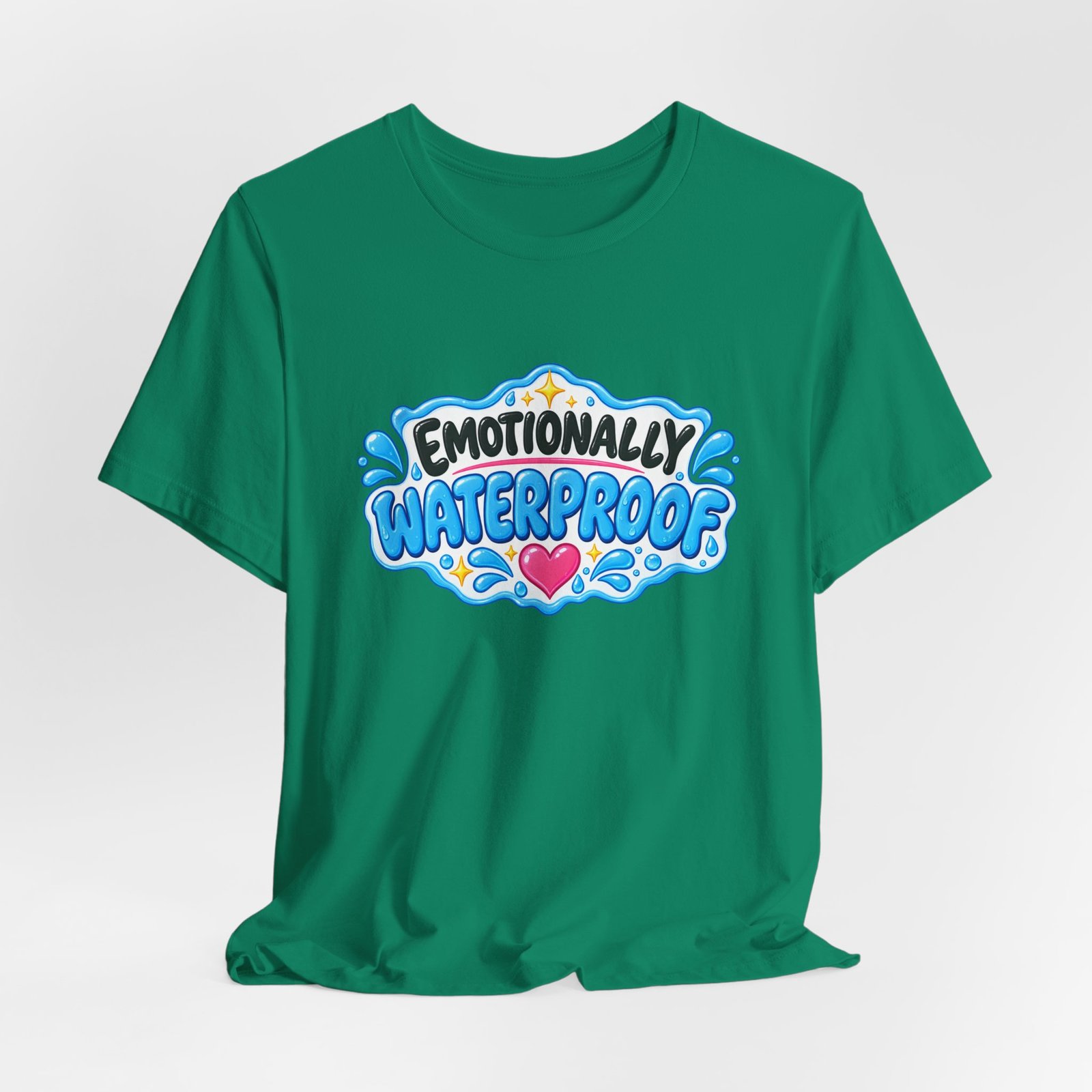 Emotionally Waterproof Makeup Humor Graphic Tee - Image 28