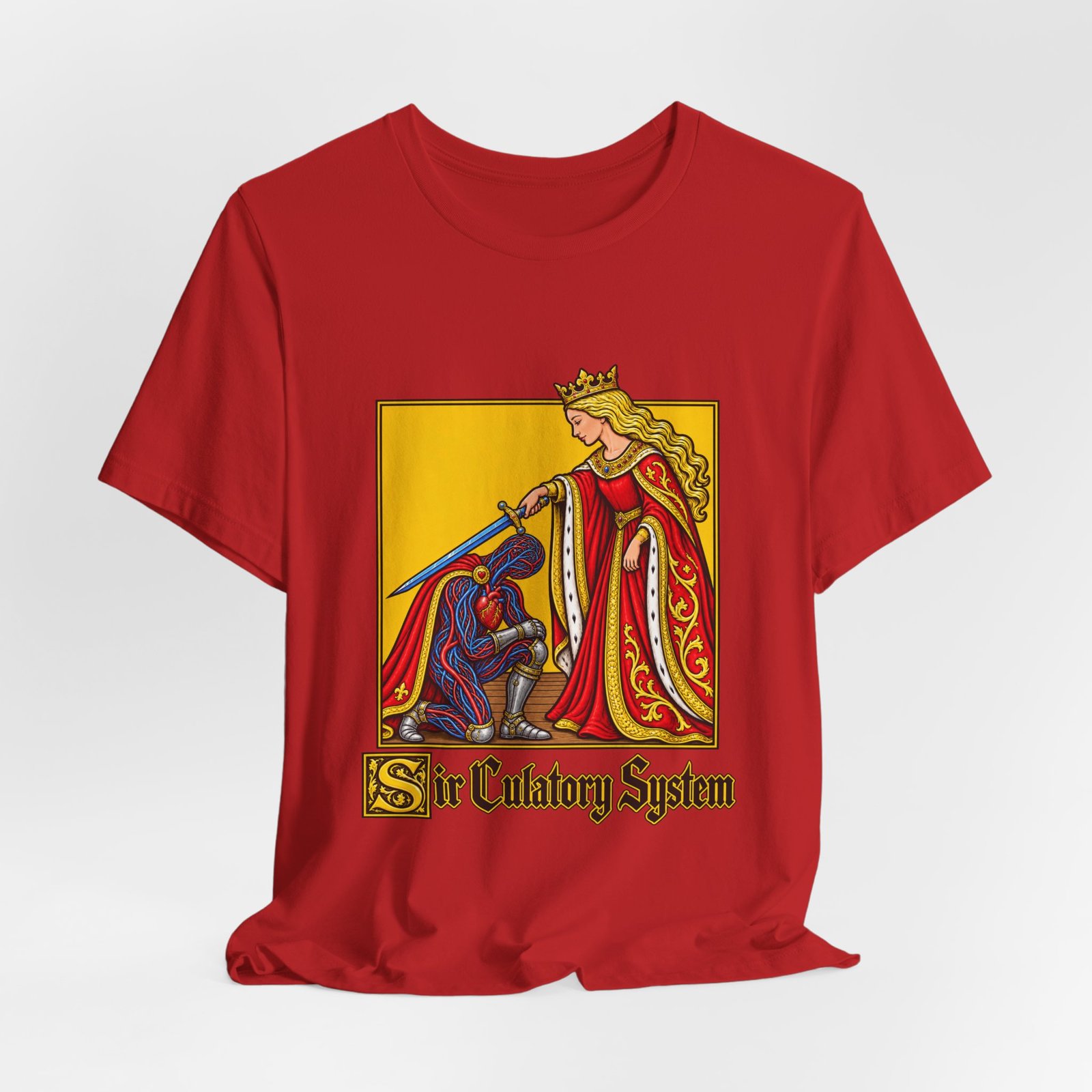 Sir Culatory System Funny Circulatory Anatomy Pun Graphic Tee - Image 48