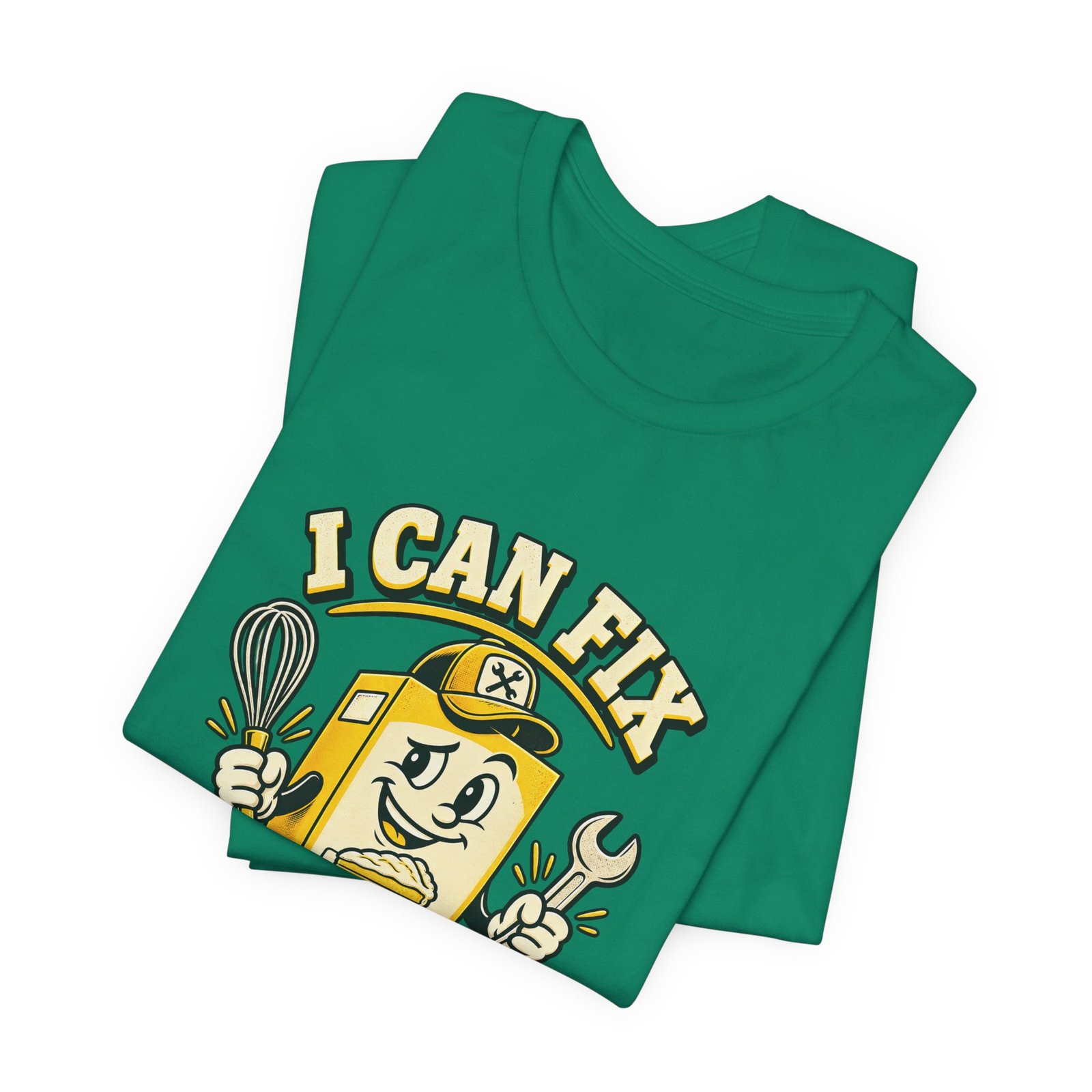 I Can Fix This Mix Yellow Cake Pun Tee - Image 27