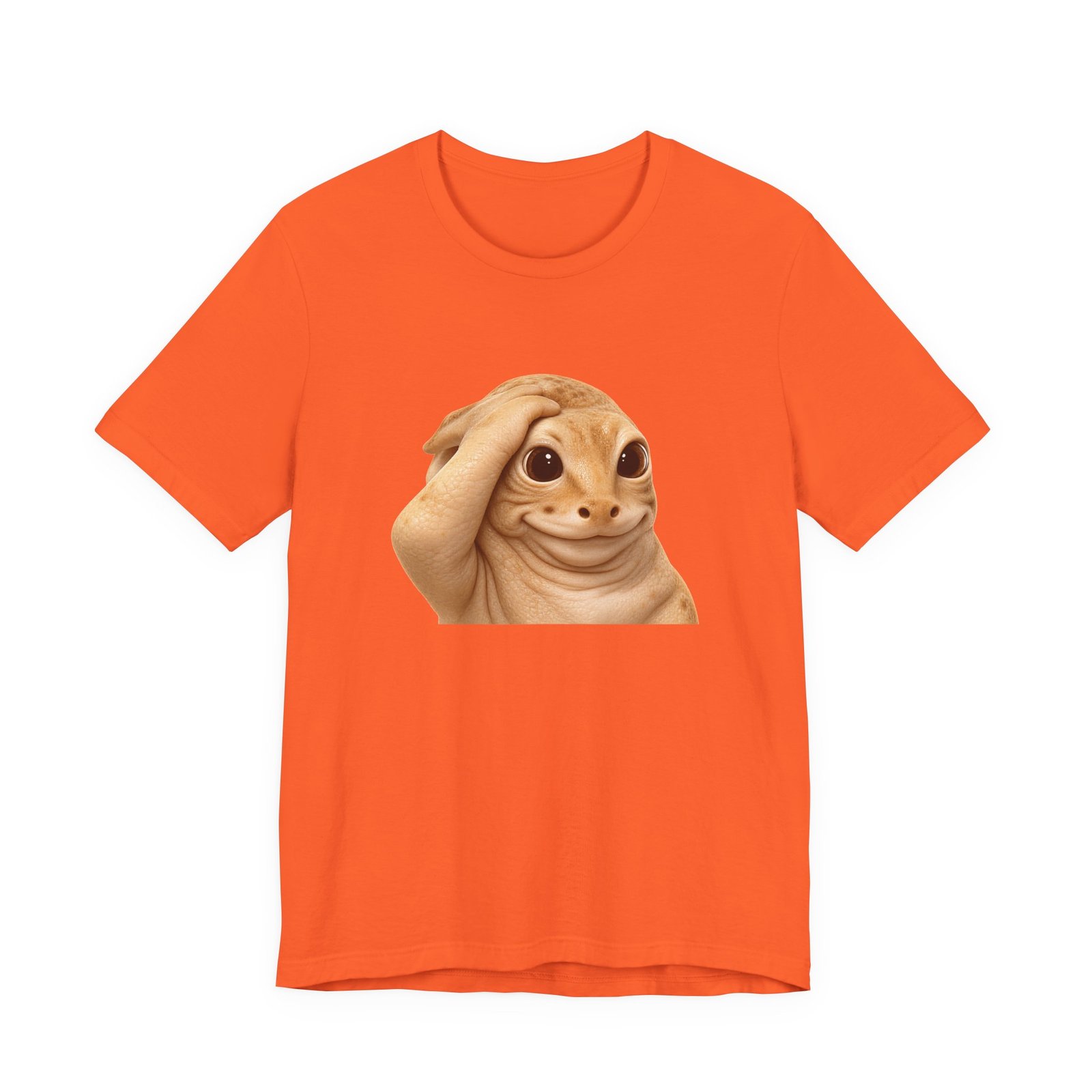 Funny Bashful Cat Reaction Meme Graphic Tee - Image 5