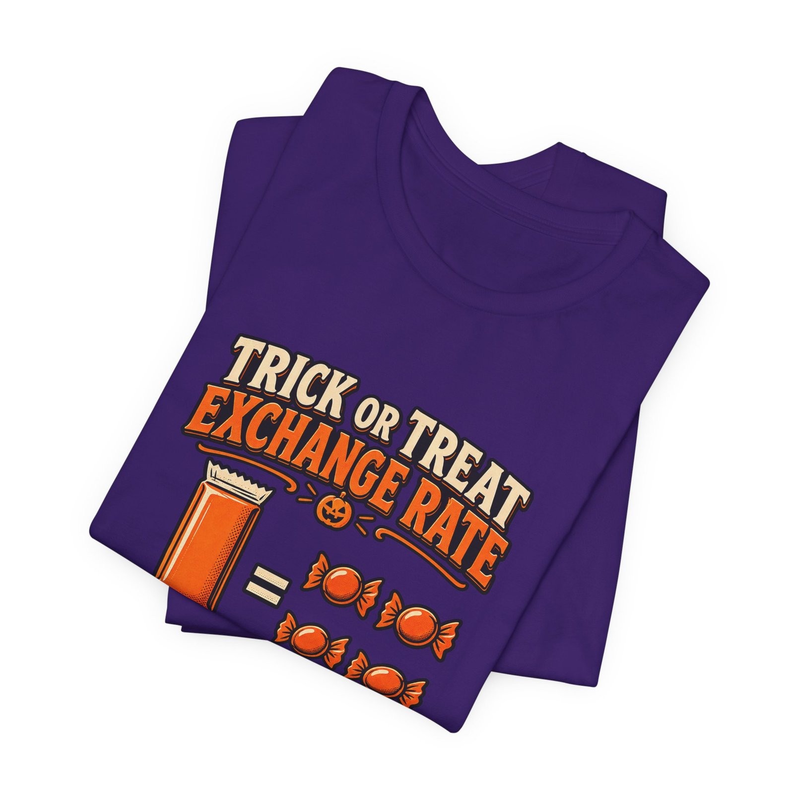 Trick Treat Candy Exchange Rate Halloween Graphic Tee - Image 39
