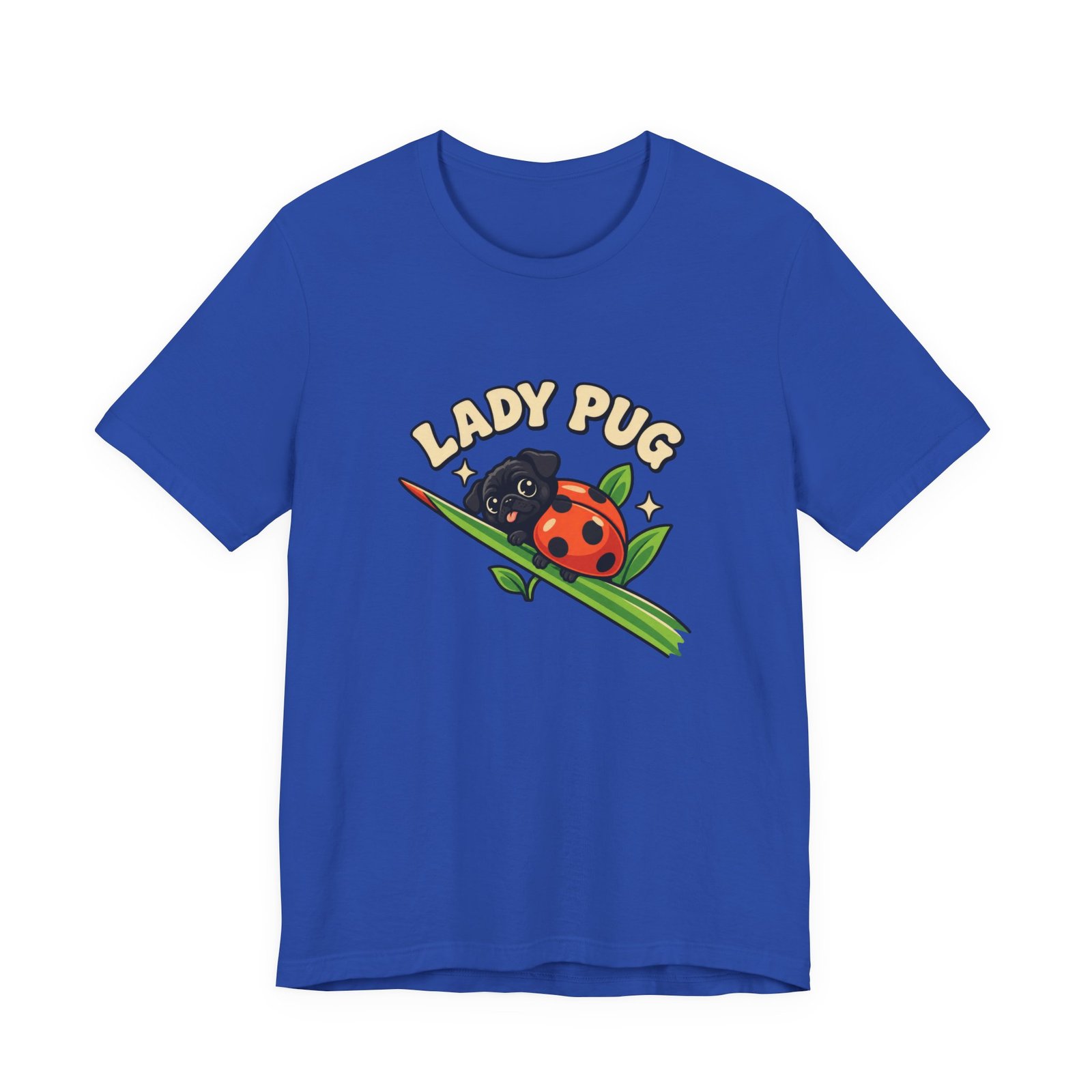 Lady Pug Cute Ladybug Dog Pun Graphic Tee - Image 29