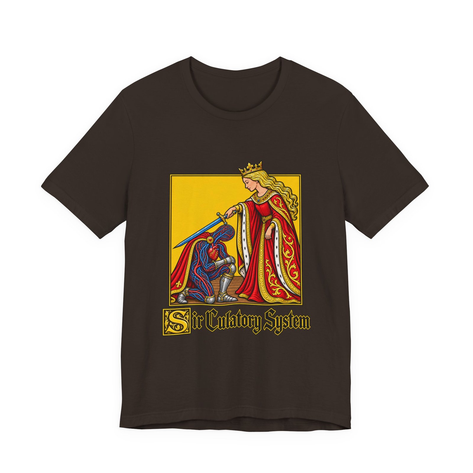 Sir Culatory System Funny Circulatory Anatomy Pun Graphic Tee - Image 9
