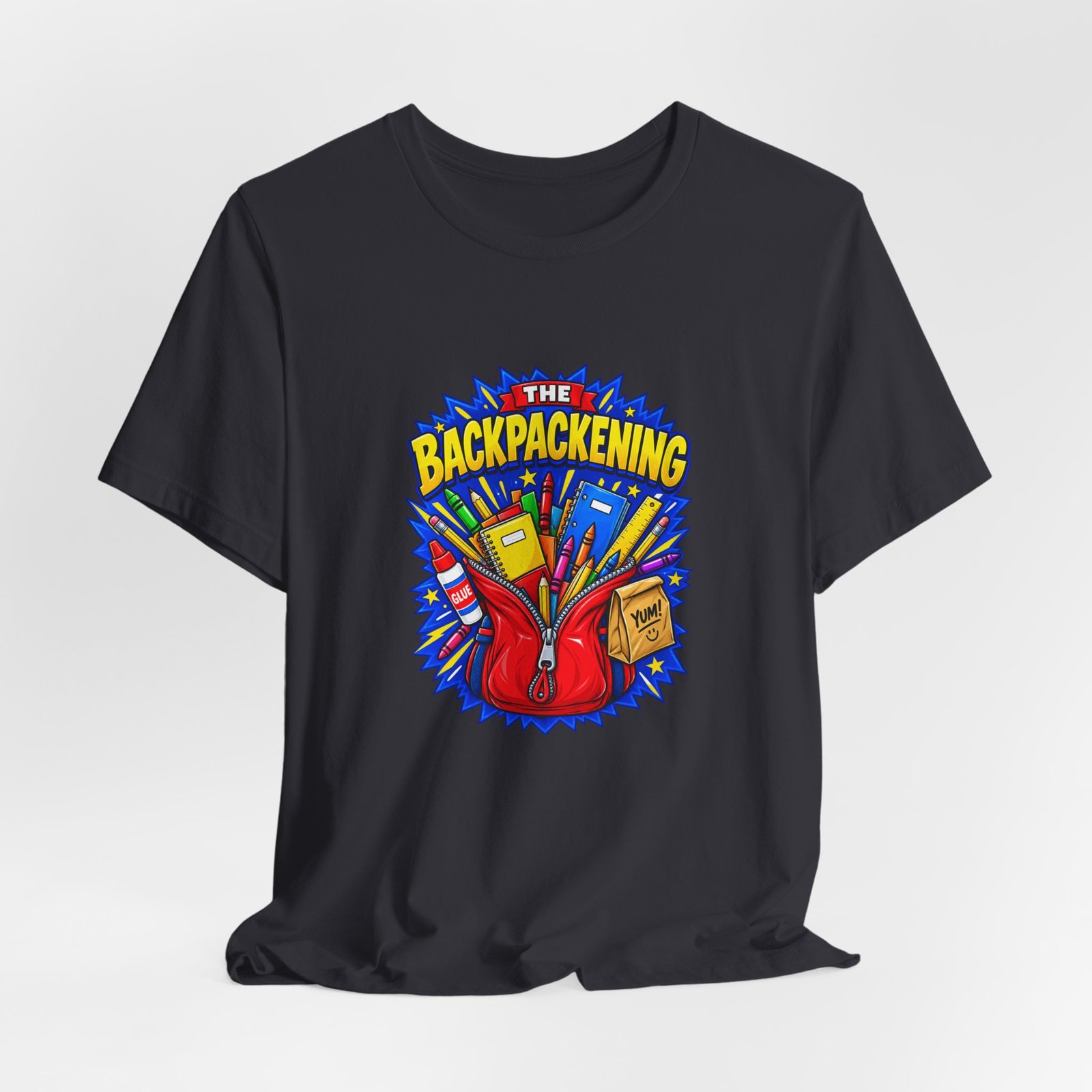 The Backpackening School Supplies Graphic Tee - Image 24