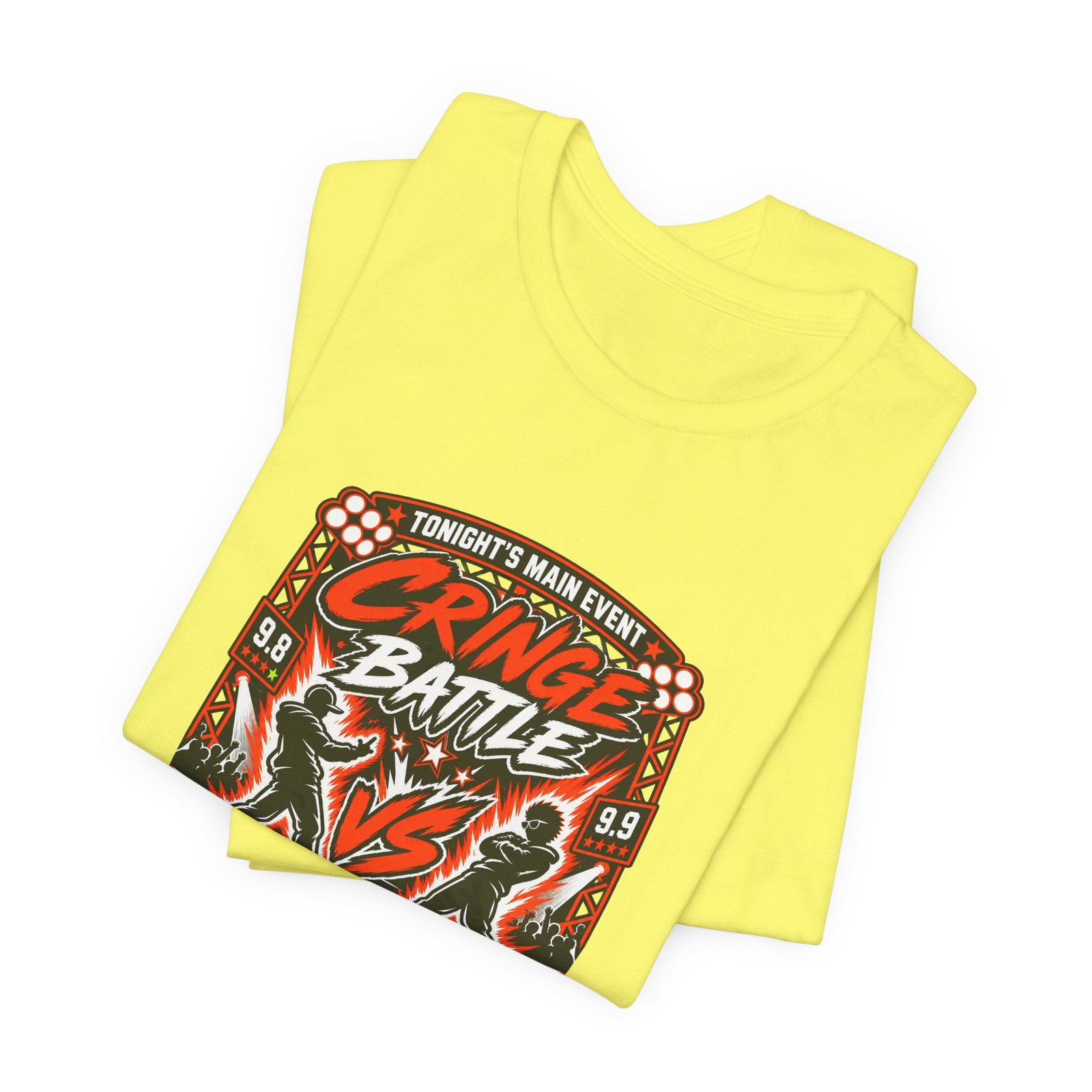 Tonight's Main Event Cringe Battle Championship Graphic Tee - Image 19