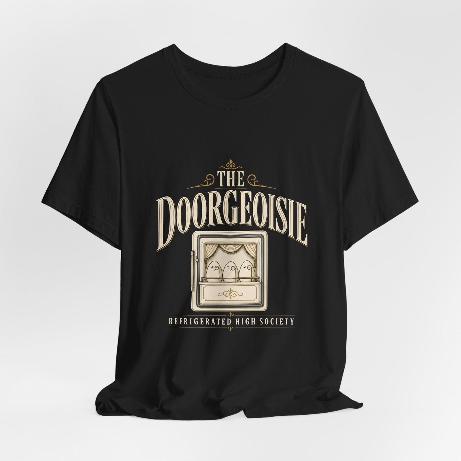 The Doorgeoisie Refrigerated Egg Society Humor Graphic Tee - Image 8