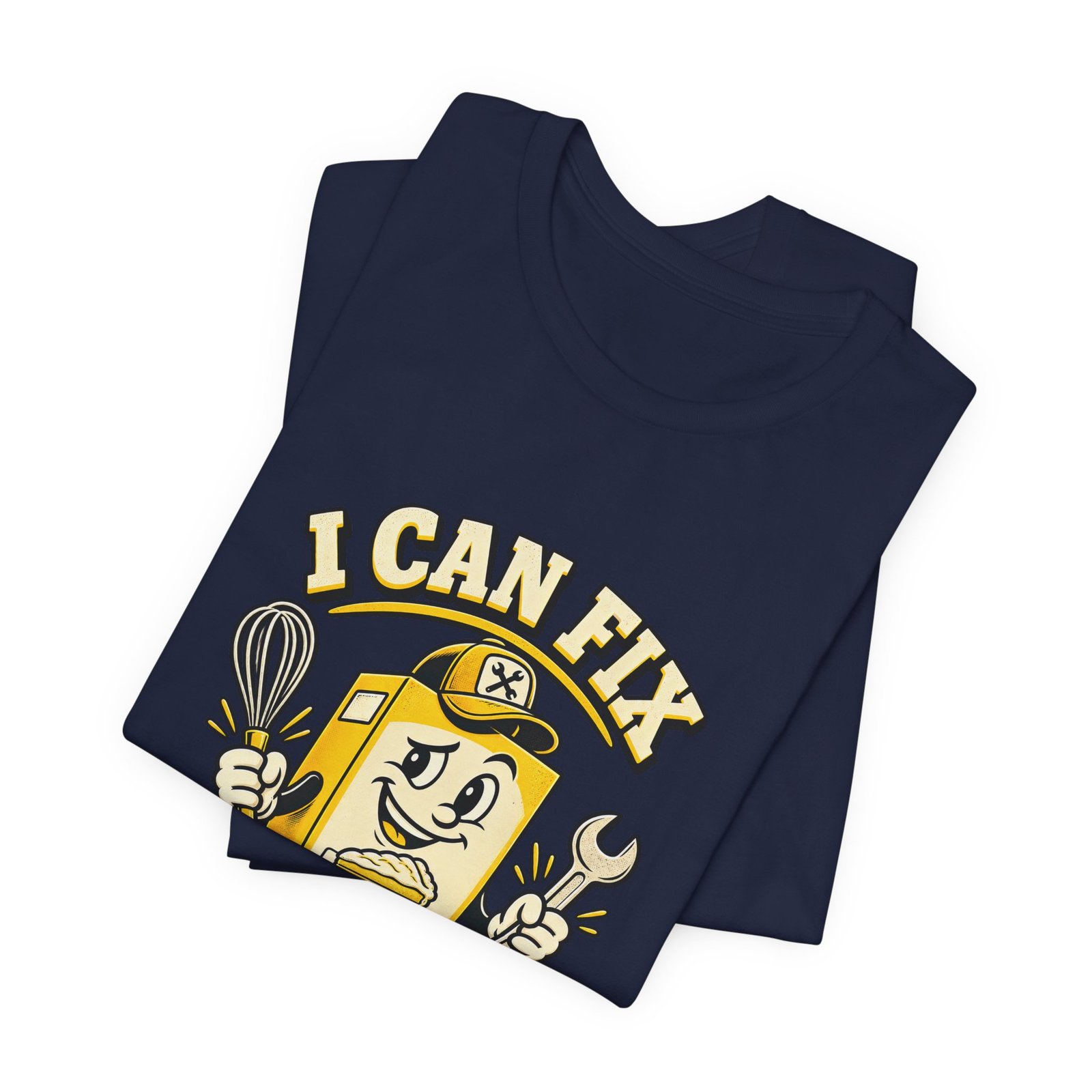 I Can Fix This Mix Yellow Cake Pun Tee - Image 35