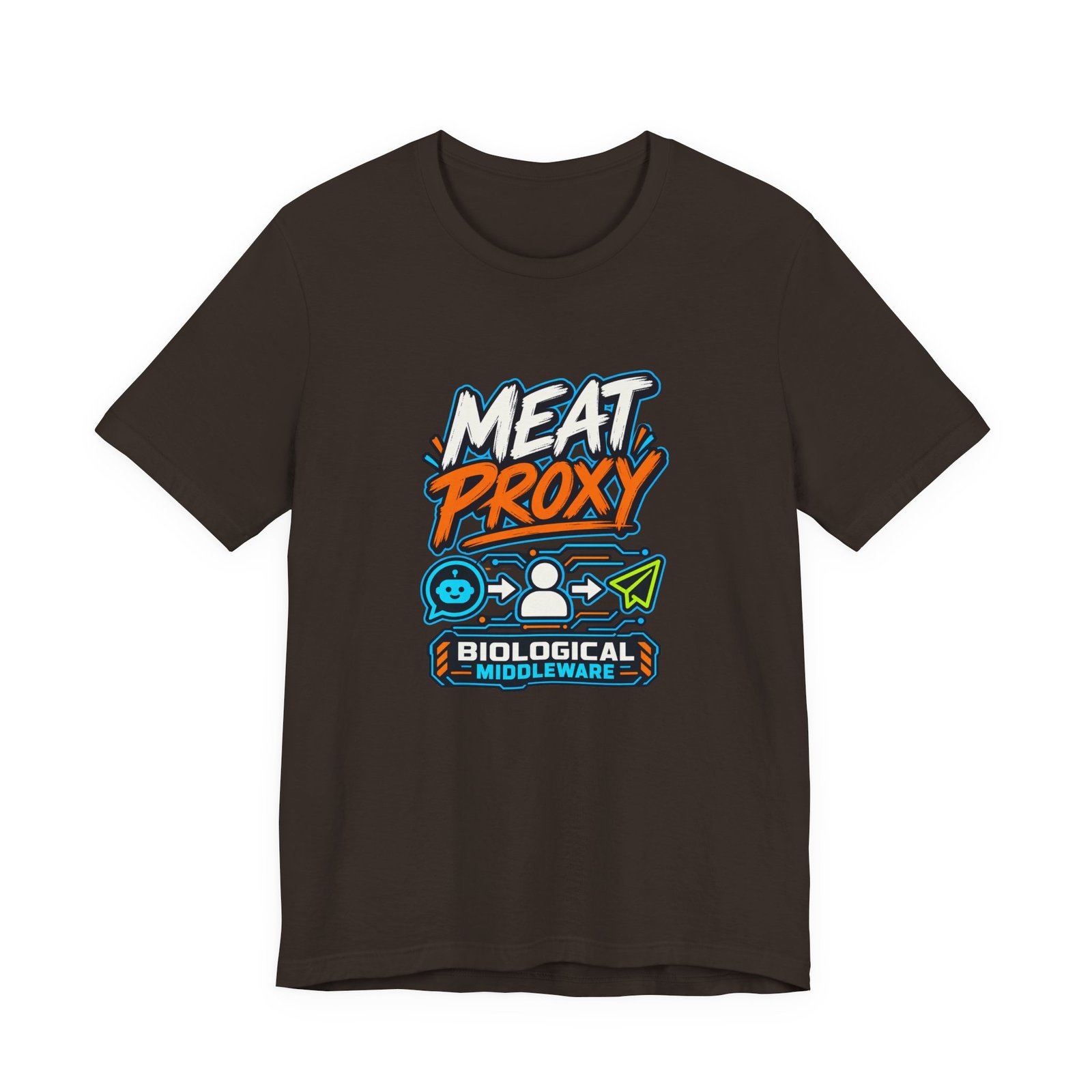 Meat Proxy Human AI Relay Graphic Tee - Image 9