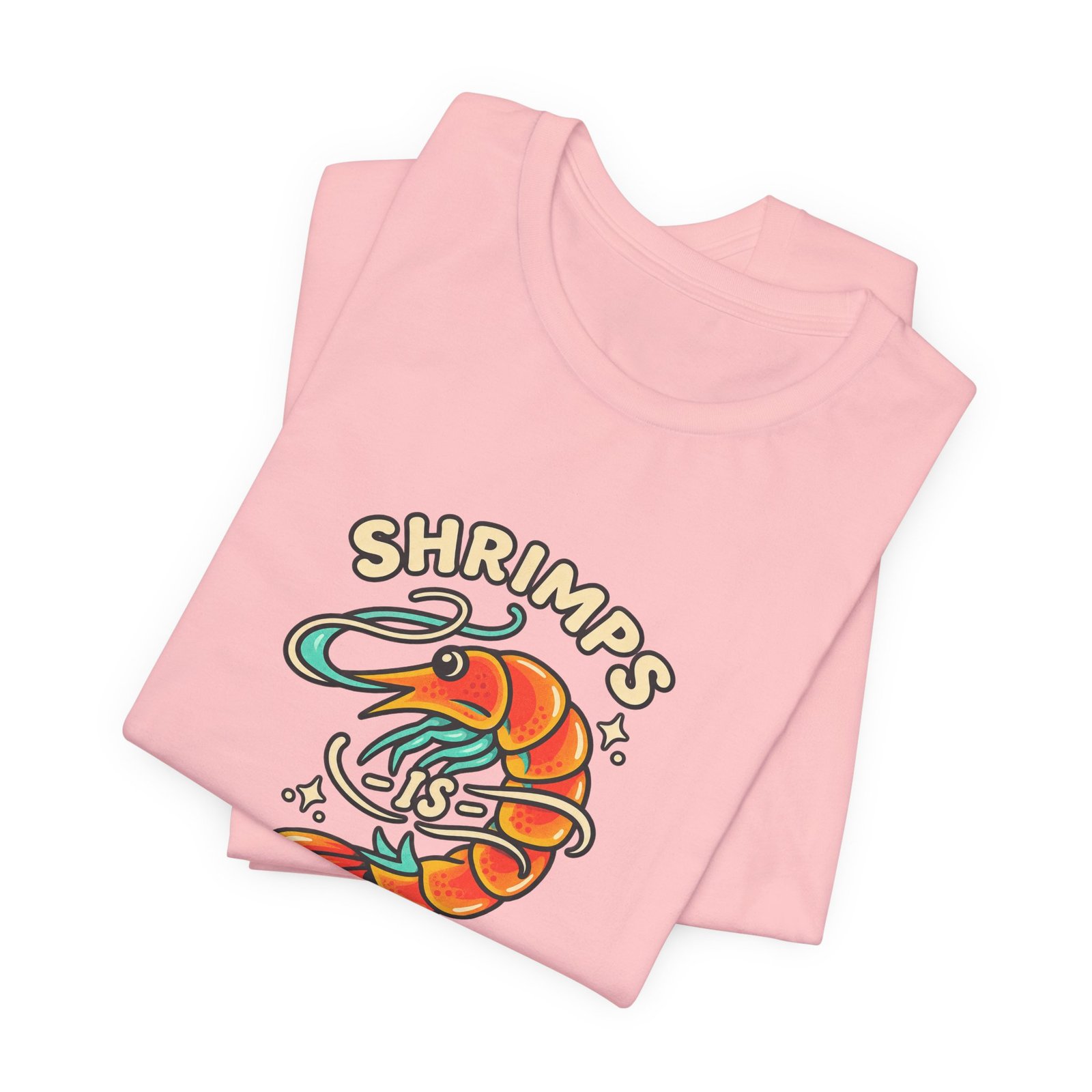Shrimps Is Bugs Cartoon Shrimp Meme Tee - Image 43