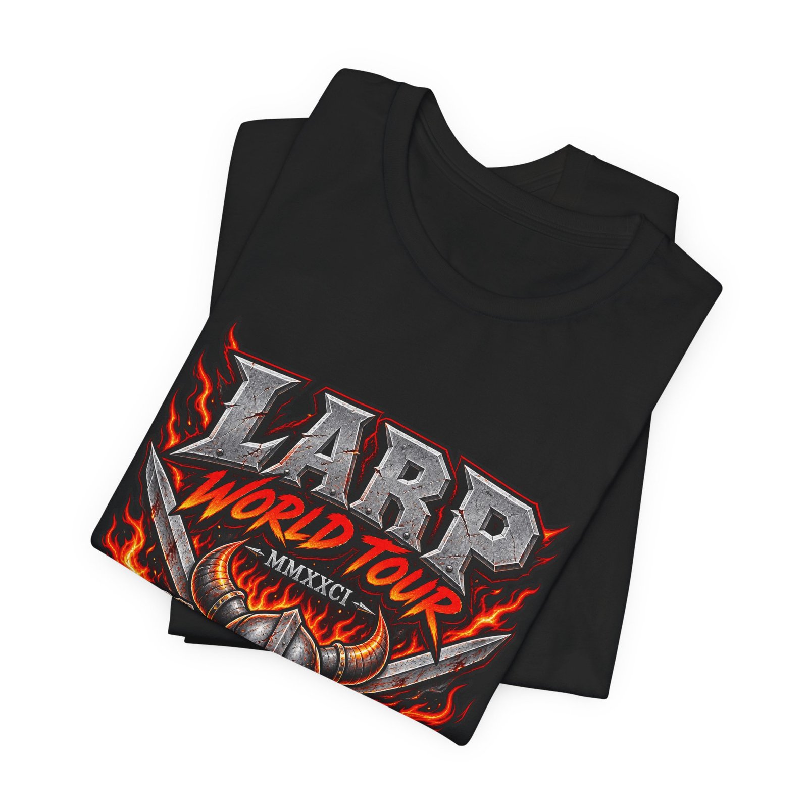 LARP Tour Fantasy Role Playing Humor Graphic Tee - Image 7