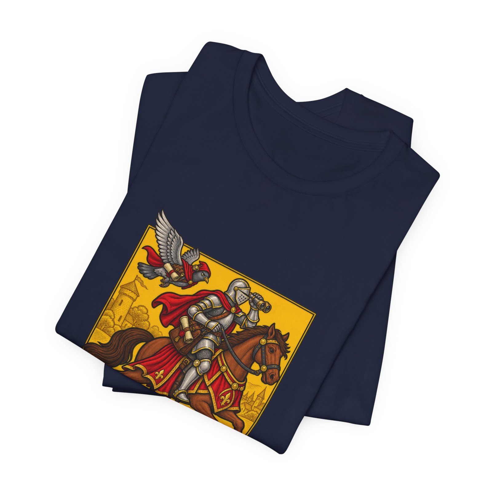 Sir Veillance Pigeon Medieval Knight Binoculars Design - Image 35