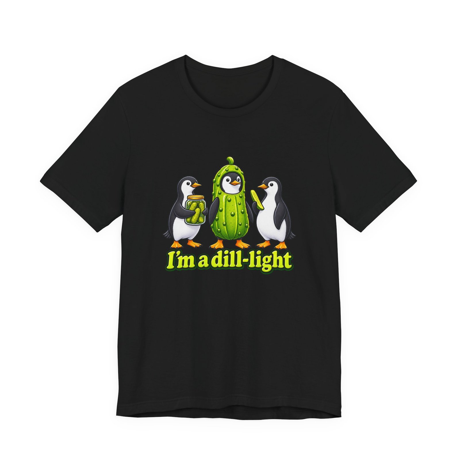 Dill-Light Penguin Pickle Pun - Image 13