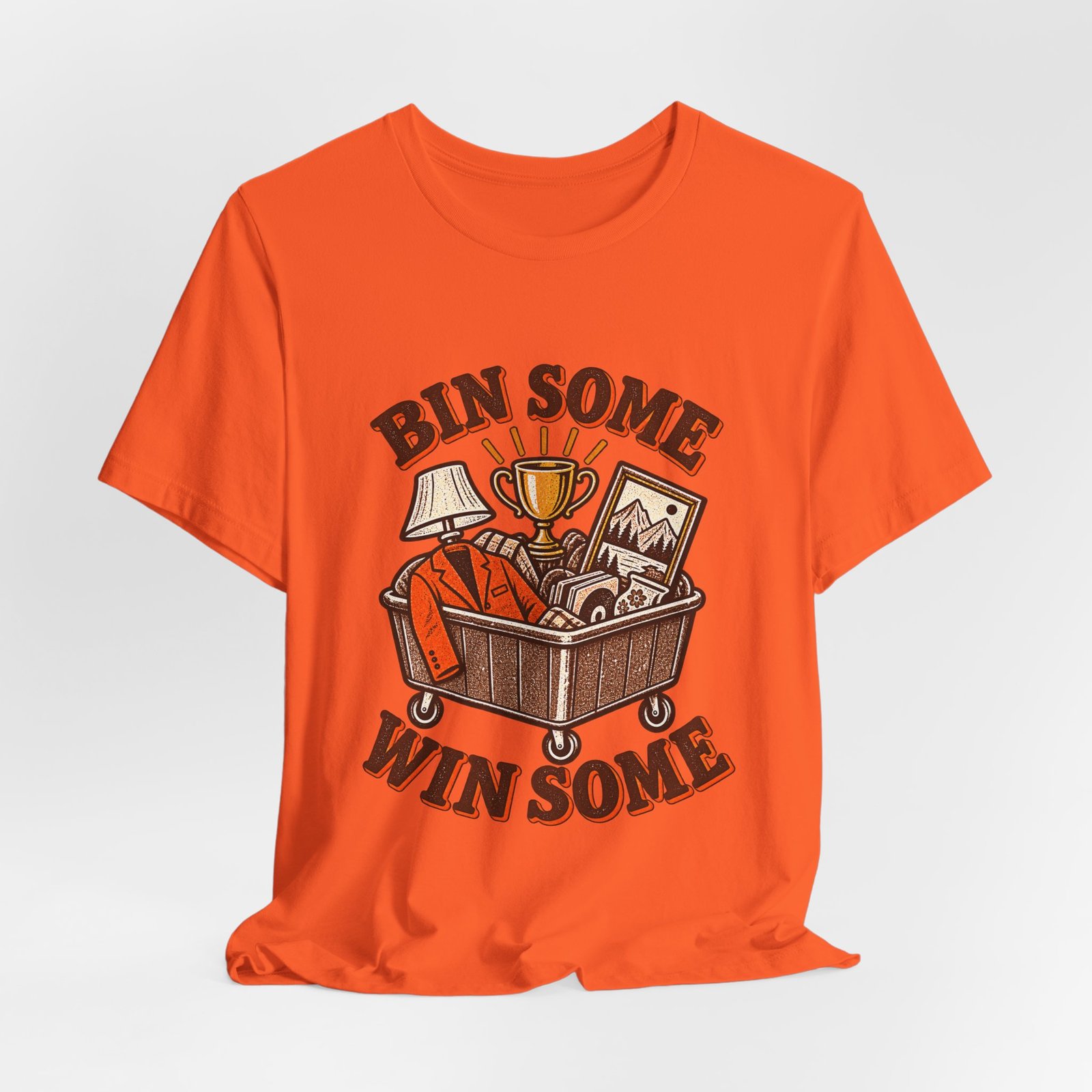 Bin Some Win Some Thrift Humor Graphic Tee - Image 8