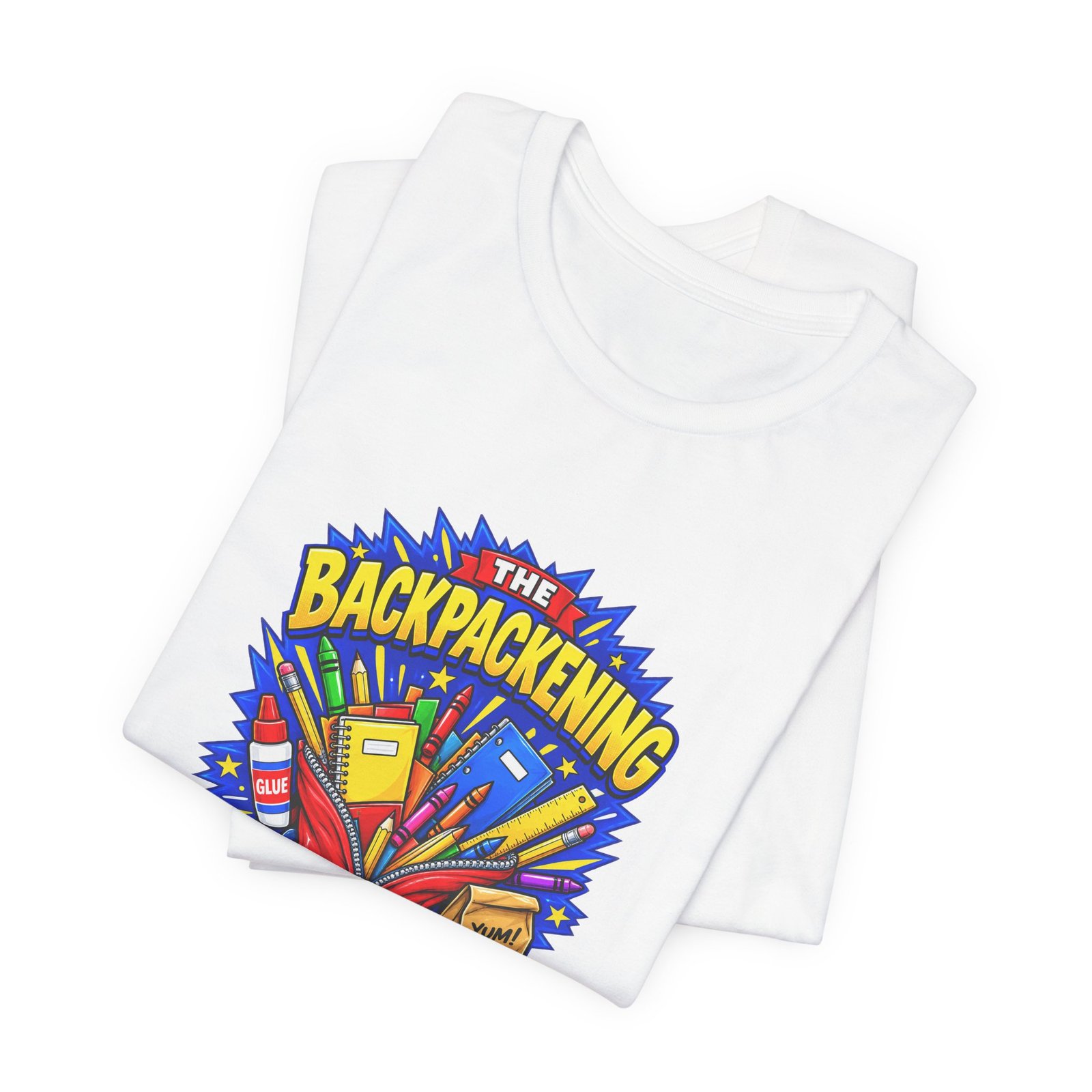 The Backpackening School Supplies Graphic Tee - Image 3
