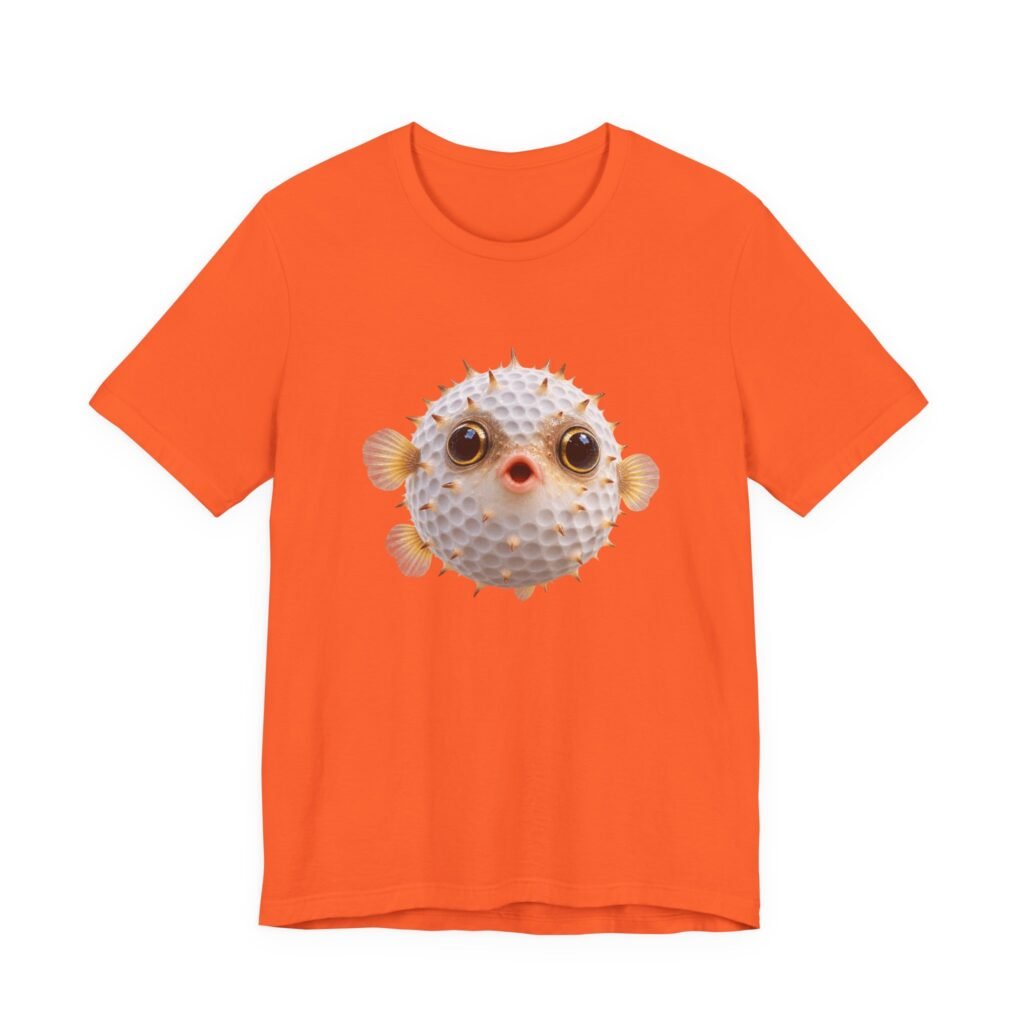 Golf Ball Pufferfish Graphic Tee