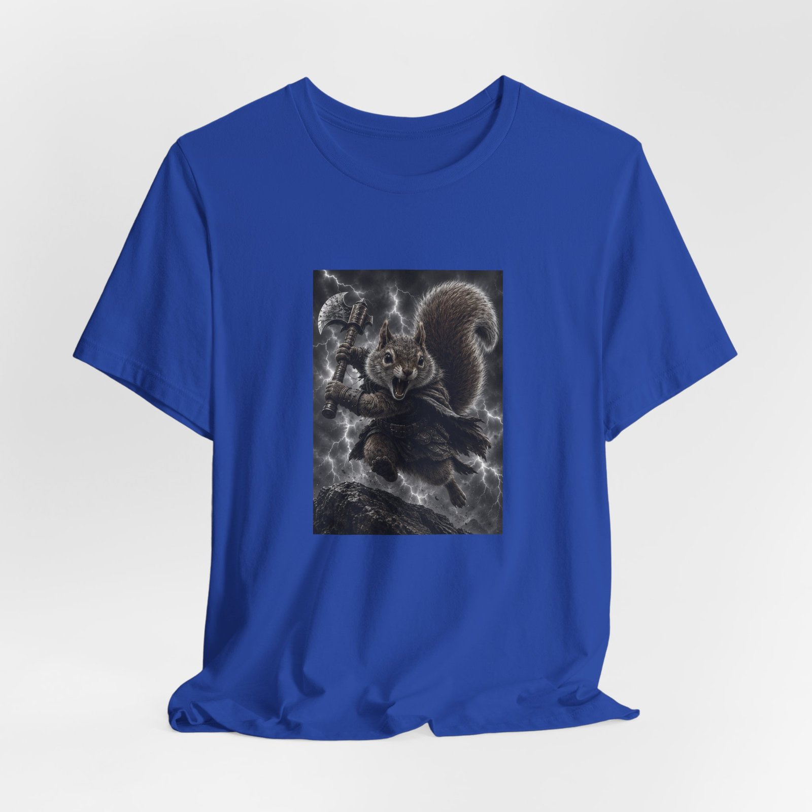 Epic Squirrel Warrior With Axe Graphic Tee - Image 32