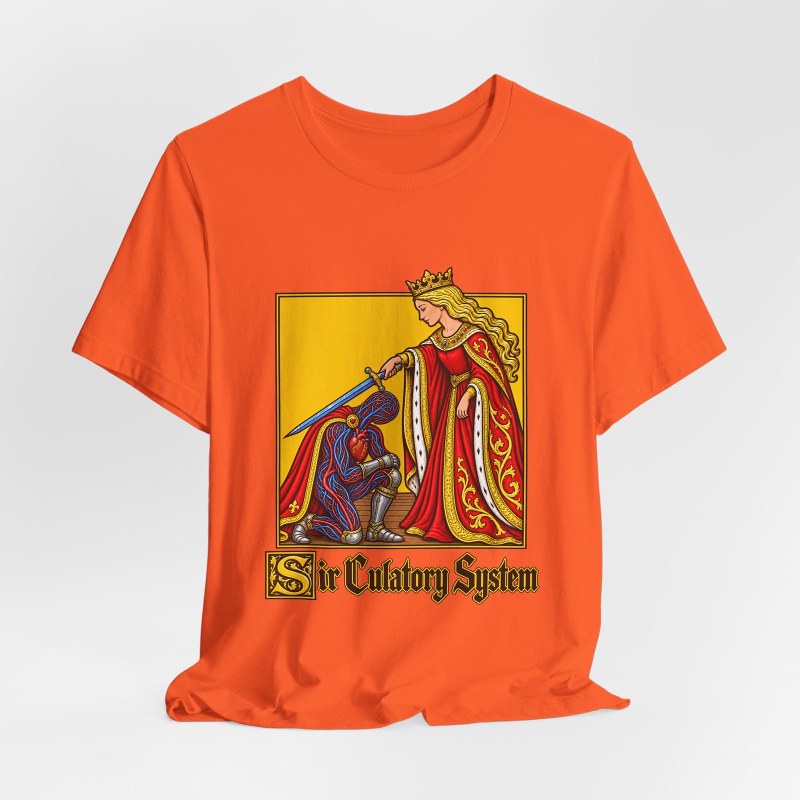 Sir Culatory System Funny Circulatory Anatomy Pun Graphic Tee - Image 8