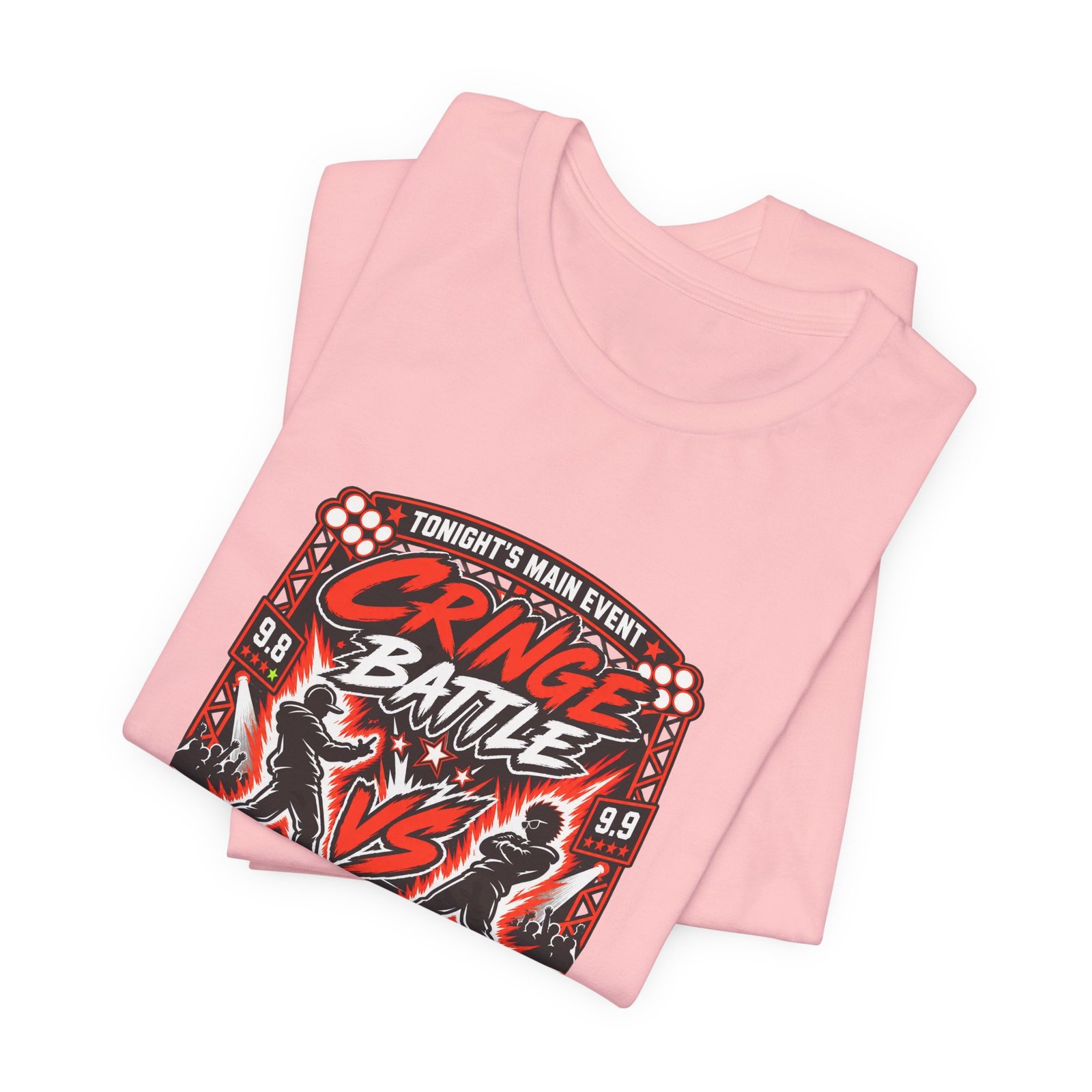 Tonight's Main Event Cringe Battle Championship Graphic Tee - Image 43