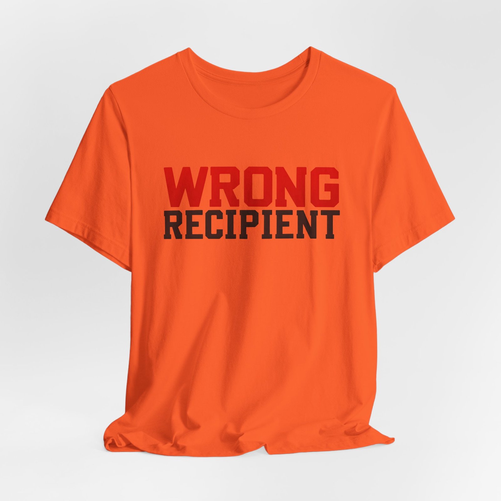 Wrong Recipient Misdelivery Message Alert Graphic Tee - Image 8