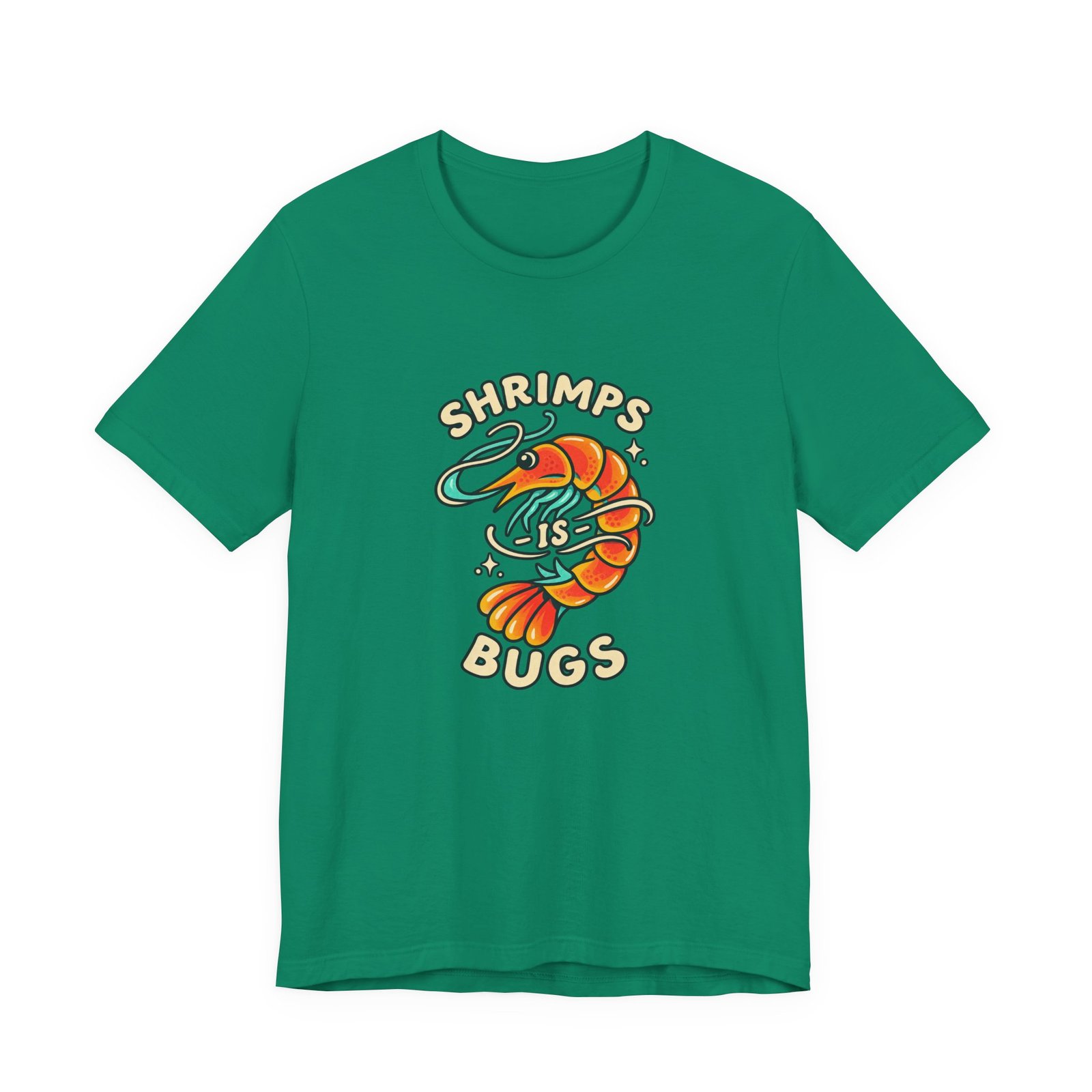 Shrimps Is Bugs Cartoon Shrimp Meme Tee - Image 25