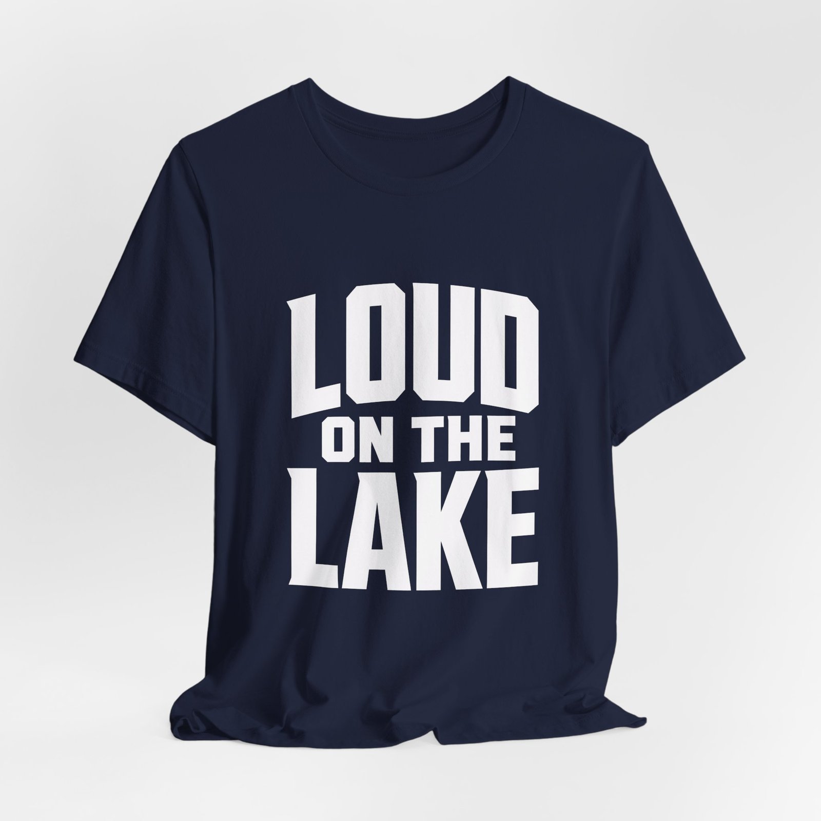 Loud On Lake Party Boating Music Graphic Tee - Image 24