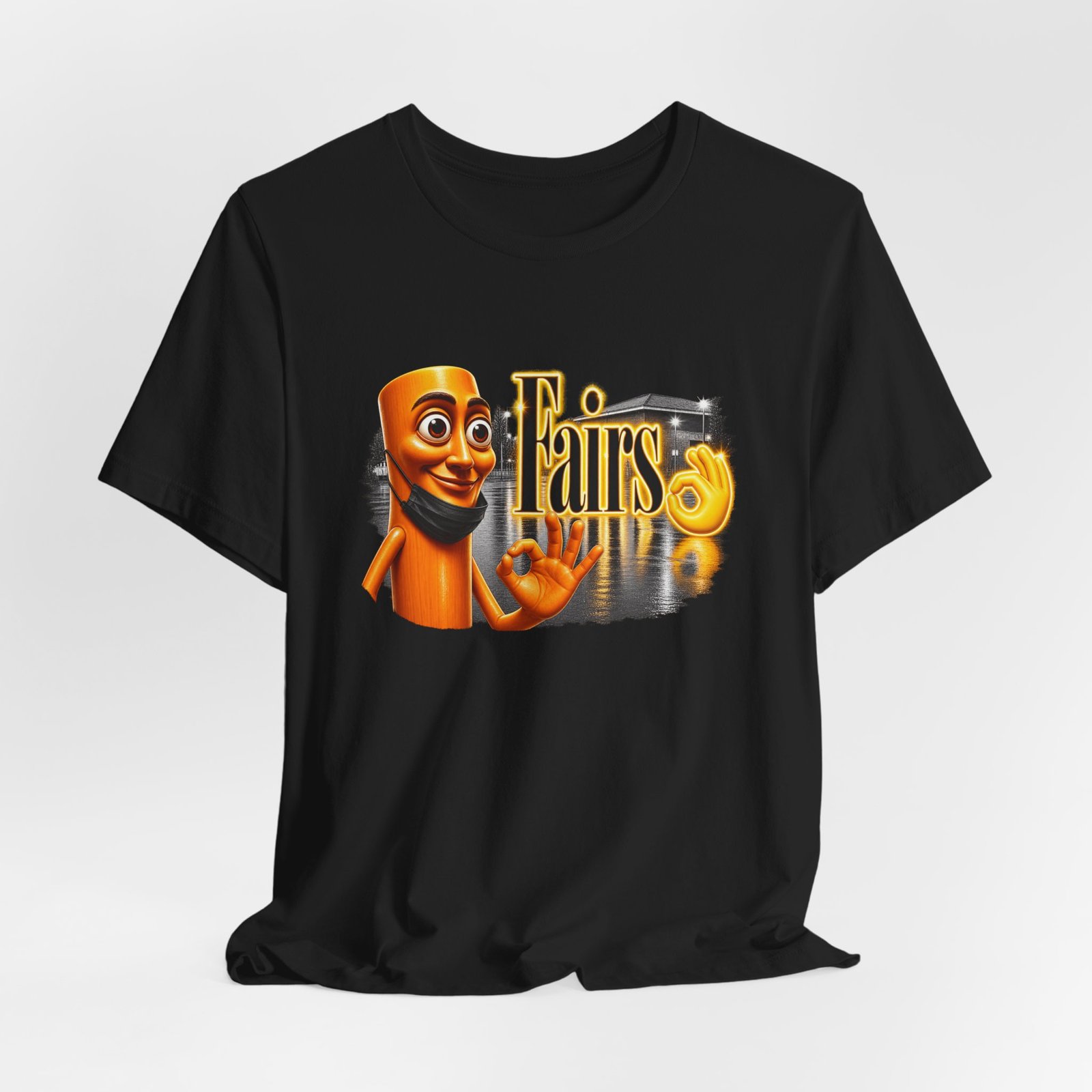 Fairs OK Hand Tung Sahur Brainrot Graphic Tee - Image 16
