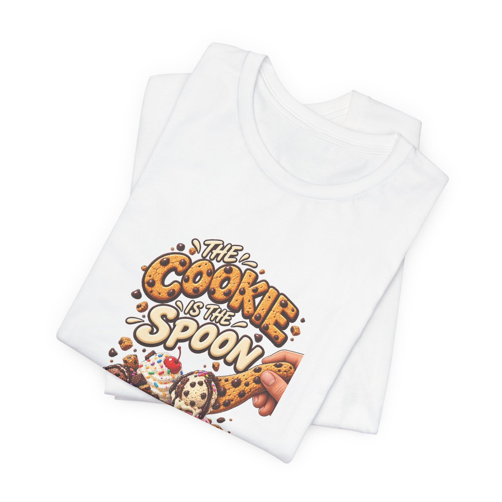 The Cookie Is the Spoon Ice Cream Dessert Graphic - Image 3