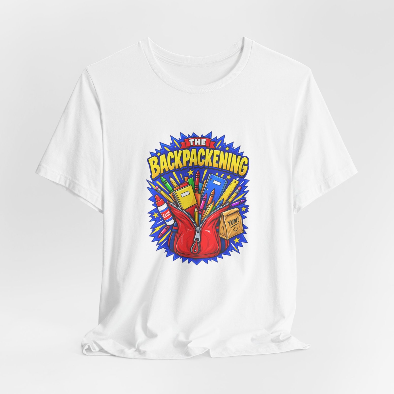 The Backpackening School Supplies Graphic Tee - Image 4
