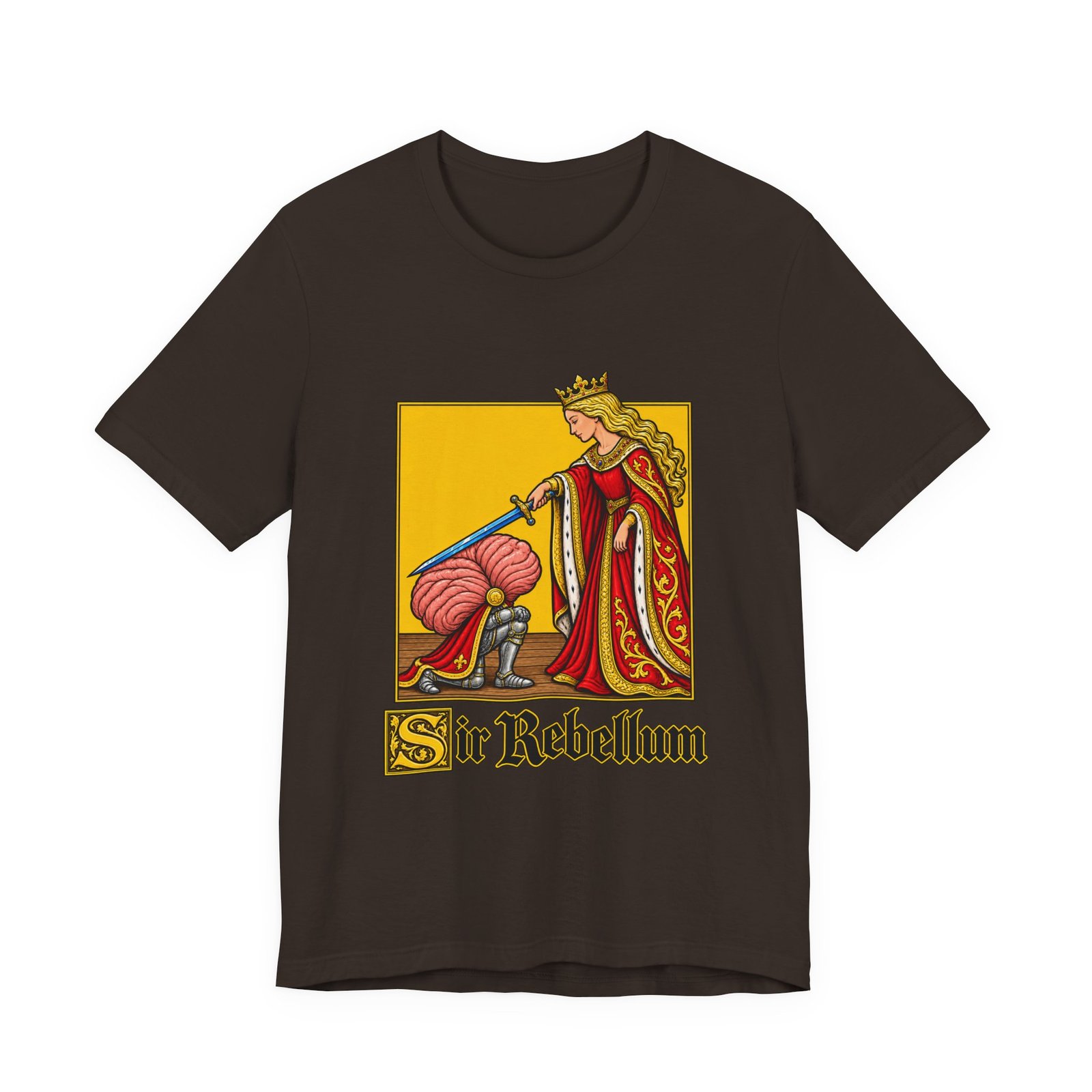 Medieval Cerebellum Knight Anatomy Pun Tee - Image 9